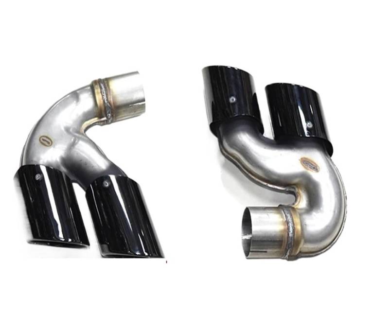 Auspuffendrohr Für G05 Für X5 G06 Für X6 2019 2020 2021 2022 2023 2024 Auspuff-Upgrade Quad Outlet Edelstahl Schalldämpfer Düse Auspuff System Auspuff Endrohr(3.0T Black) von PEPKWELYCB