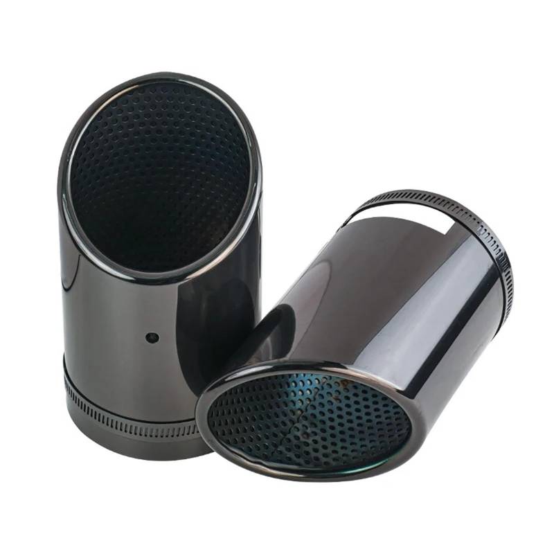 Auspuffendrohr Für Q7 4L SQ7 2006 2007 2008 2009–2016 2 Stück Auspuffendrohr Schalldämpfer Edelstah Hintere Auspuffrohrspitzen Endrohr Autozubehör Auspuff Endrohr(Black B 2PC) von PEPKWELYCB