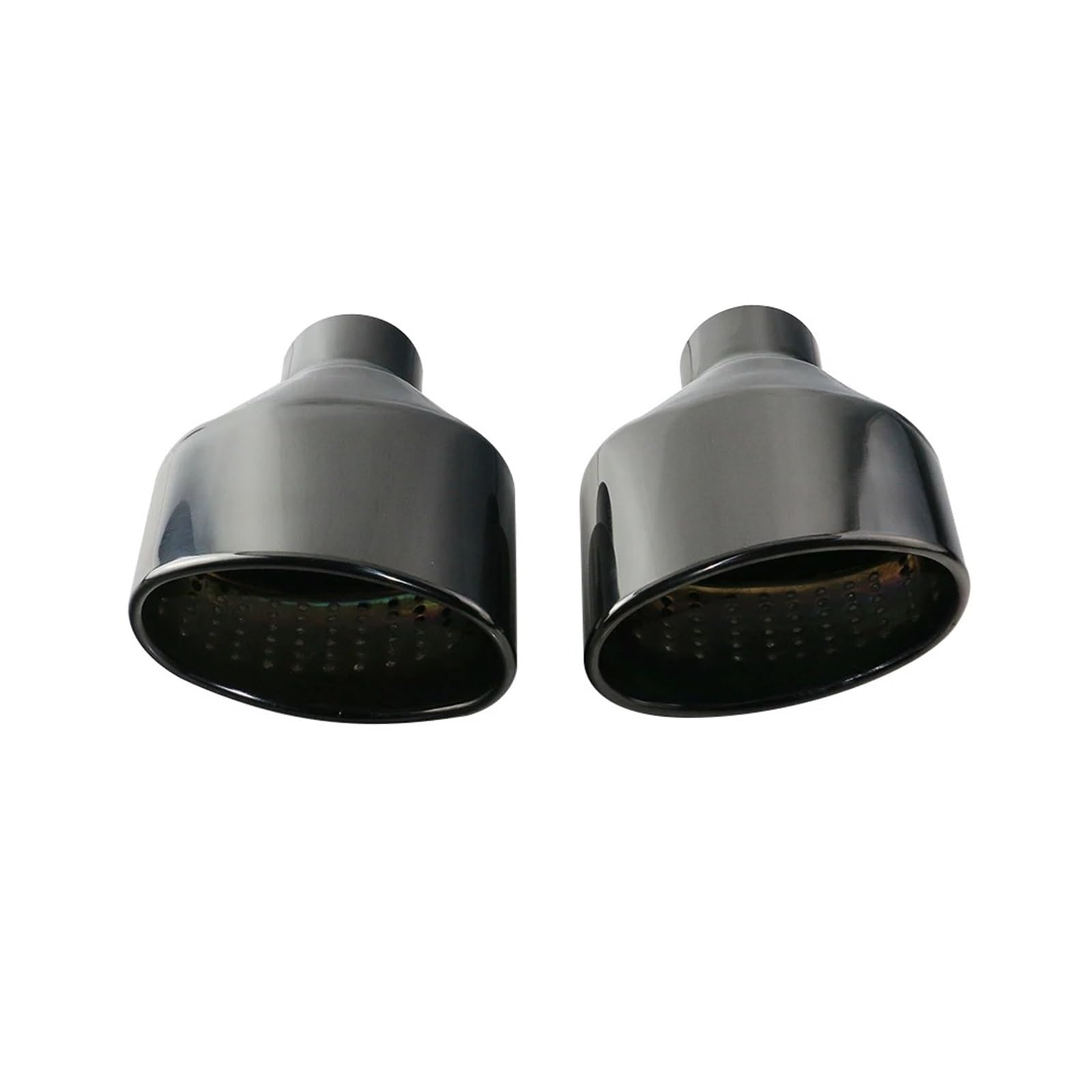 Auspuffendrohr Für RS3 RS4 RS5 Für A4 Für A5 Für A6 2013-2022 1 Paar Edelstahl 304 Auspuffendrohr Universalauto 2,5 Zoll Ovales Schräges Schalldämpfer-Endrohr Auspuff Endrohr(H0DJ3027f-LR) von PEPKWELYCB