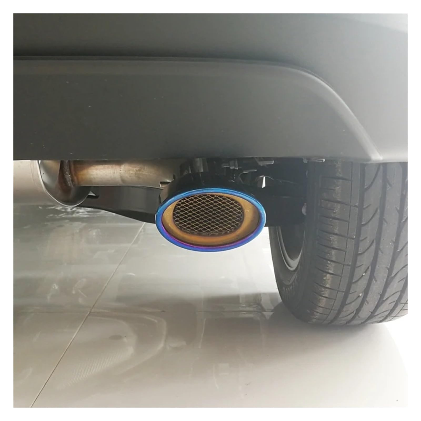 Auspuffendrohr Für Toyota C-HR Für CHR 2017 2018 2019 2020 2021 2022 Auto Edelstahl Hinten Auspuffrohr Schalldämpfer Schwanz Ende Rohr Auto Zubehör Auto Teile Auspuff Endrohr(B) von PEPKWELYCB