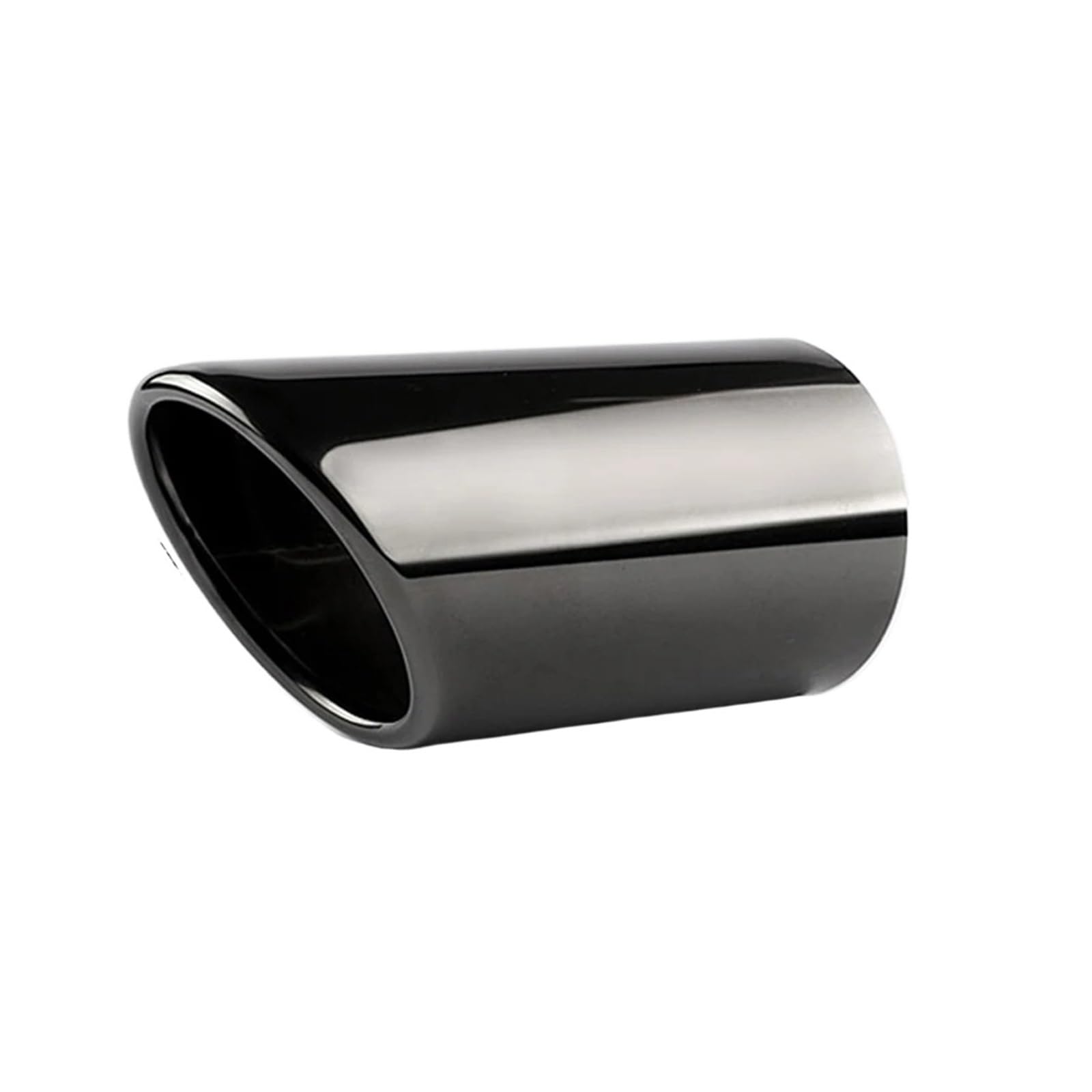 Auspuffendrohr Für VW Für Passat Für Tiguan Für Jetta Für SAGITAR Für Polo Für Golf 7 2011-2015 Edelstahl Auto Auspuff Schalldämpfer Spitze Rohre Abdeckungen Auspuff Endrohr(C0378-Black) von PEPKWELYCB