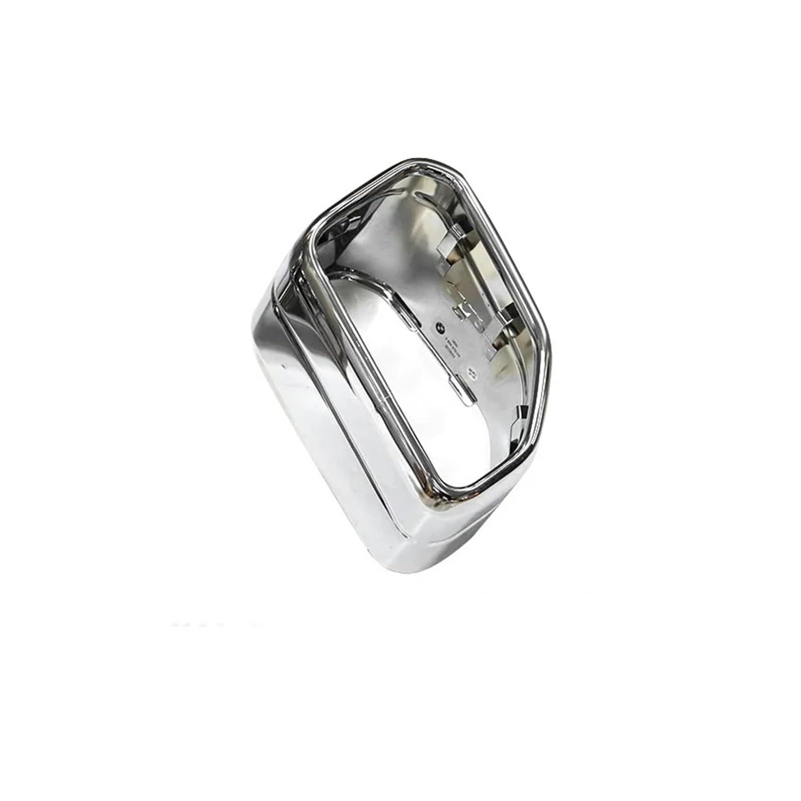 Auspuffendrohr Für X3 Für X4 G01 G02 2022 Auspuffendrohrabdeckung Edelstahl Quadratisch Schwarz Auspuffblende Schalldämpferdüse Auspuff Endrohr(Silver-Right) von PEPKWELYCB