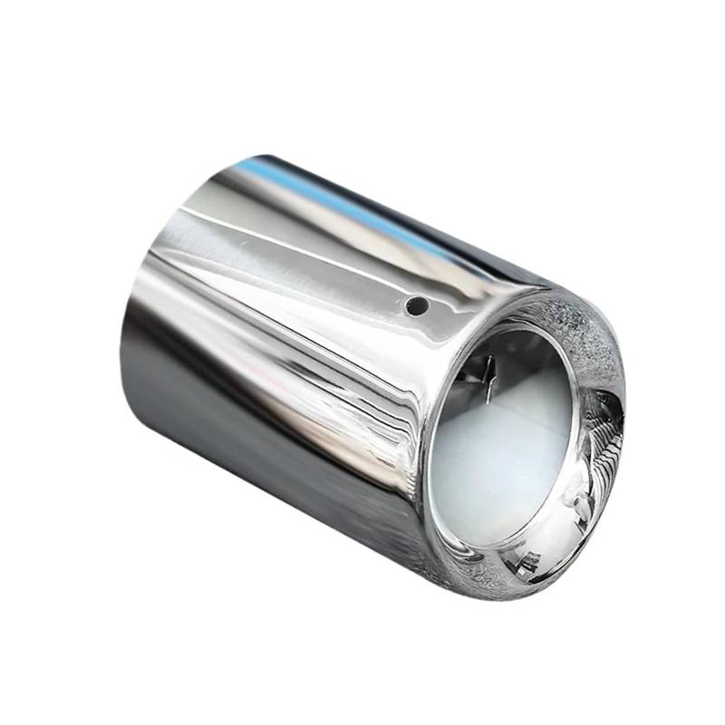 Auspuffendrohr Für X3 G01 Für X4 G02 2019 2020 2021 2022 1PC Auspuff Schalldämpfer Spitze Edelstahl Schwarz/Silber Auspuff Spitze Düse Auto Zubehör Auspuff Endrohr(Silver) von PEPKWELYCB