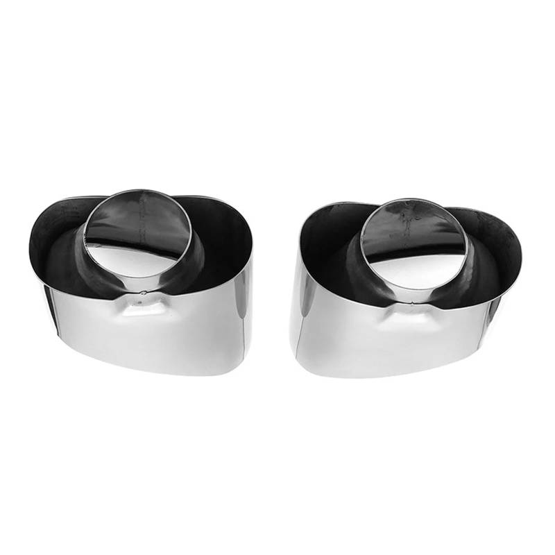 Auspuffendrohr Für X5 E70 2008 2009 2010 2011 2012 2013 63mm Chrom Auspuff Dual Endrohr Schalldämpfer Spitze Edelstahl Stahl Auto Zubehör Auspuff Endrohr von PEPKWELYCB