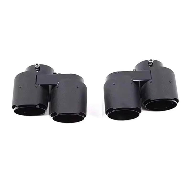Auspuffendrohr Für X5 Für X6 Für X7 G05 G06 G07 2020 2021 2022 2023 2024 Quad Endrohr Schalldämpfer Carbon Faser Auspuffrohr Spitze Düse Auspuff Kopf Auspuff Endrohr(Carbon Fiber b) von PEPKWELYCB