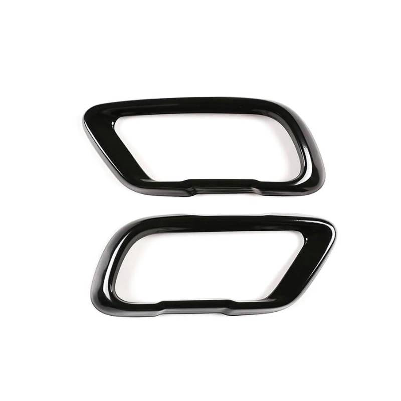 Auspuffendrohr Für X5 G05 Für X6 G06 Für X7 2019-2023 2-teilige Auspuffschalldämpfer Endrohrabdeckung Schwarzes Auto Außenzubehör Styling Formteil Auspuff Endrohr von PEPKWELYCB