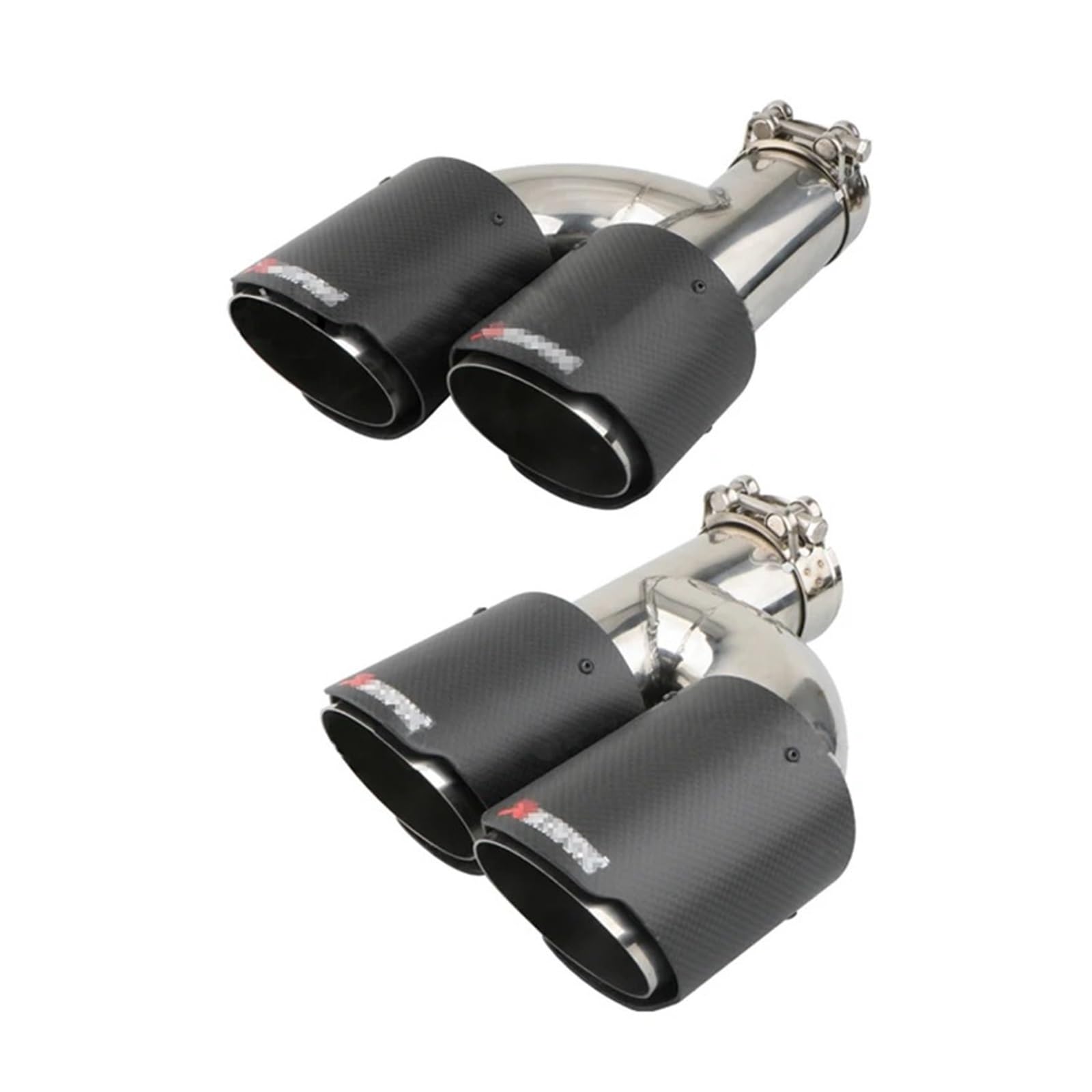 Auspuffendrohr Schwarzes H-förmiges Doppeltes Glänzendes Auspuff Schalldämpfer Endstück Universelles Auto Echtes Carbonfaser Endschalldämpfer Automobil Modifikation Auspuff Endrohr(Matte 1pc Right) Auspuffendrohr Schwarzes H-förmiges Doppeltes Glänzendes Auspuff Schalldämpfer Endstück Universelles Auto Echtes Carbonfaser Endschalldämpfer Automobil Modifikation Auspuff Endrohr(Matte 1pc Right) von PEPKWELYCB