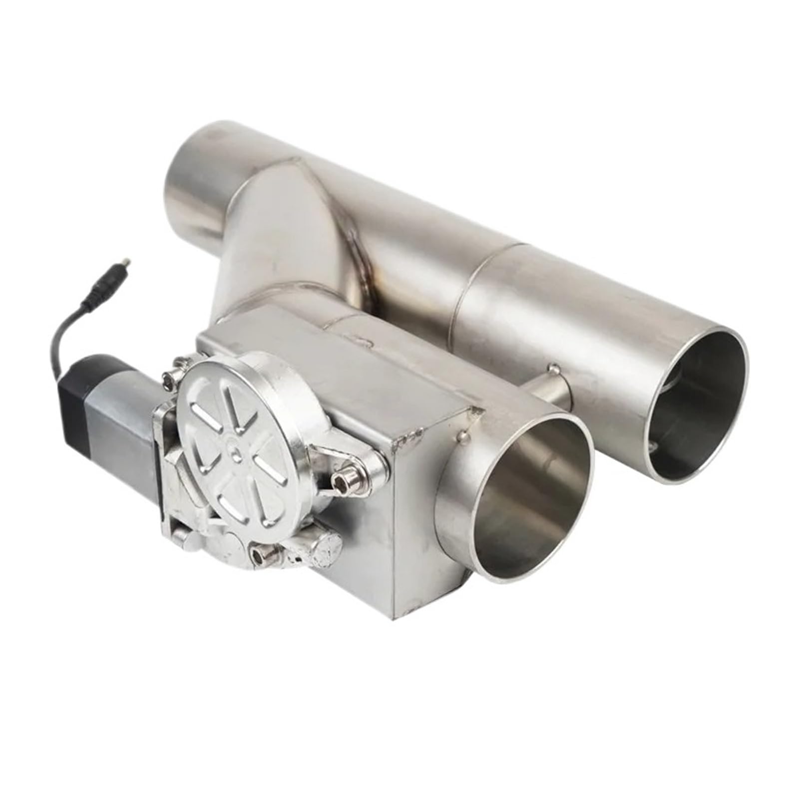 Auspuffendrohr Universal 2,5'' 3" Doppelventil Elektrisches Auslassventil Fernbedienung 2-in-1 Auslass-Abschaltventil-Kit Edelstahl TP-1028A Auspuff Endrohr(2.5 inches) von PEPKWELYCB