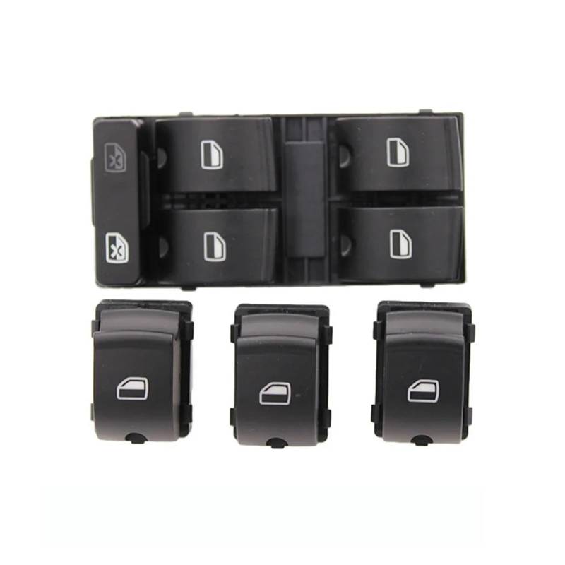 Fensterheber Schalter Für A4 S4 B6 B7 2005 2006 2007 2008 8ED959855 8E0959851 Exeo Auto Auto Beifahrerseite Vorne Links Electric Power Master Fensterschalter Taste Fensterheberschalter(Set 1) von PEPKWELYCB