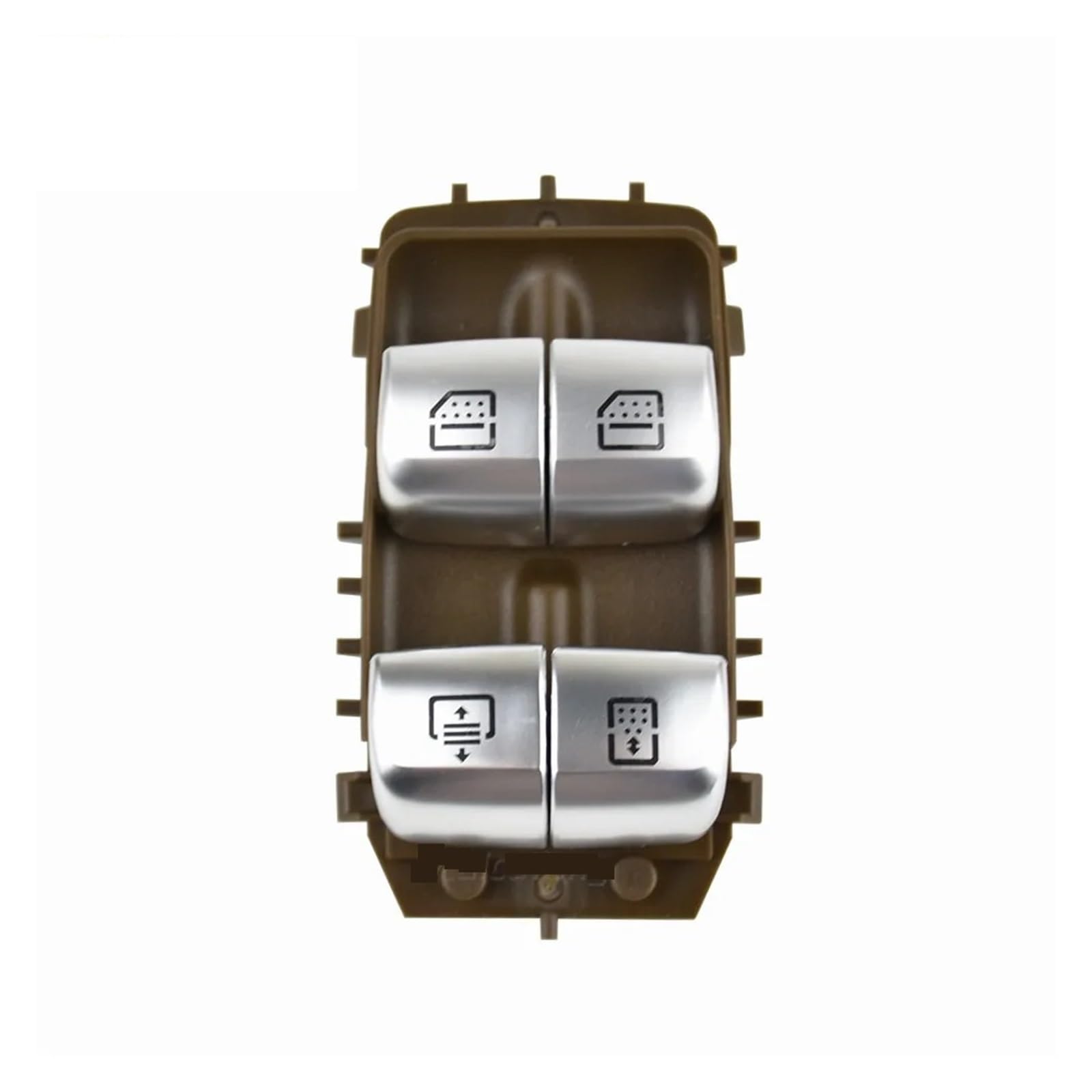Fensterheber Schalter Für Benz W222 S550e S600 S63 2014-2019 A2229059808 Autozubehör Fensterheberschalter Reglerknopf Braun Schwarz Beige Fensterheberschalter(Brown) von PEPKWELYCB