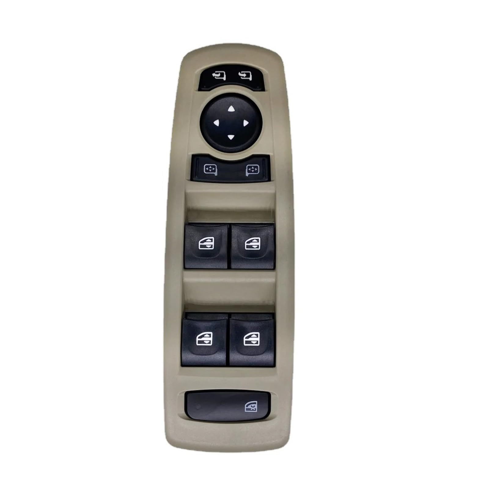 Fensterheber Schalter Für Laguna 3 Für Megane 3 Für Fluence 2008-2016 254000015R Konsolenreglertaste Power Master Fenstersteuerungsschalter Fensterheberschalter(Beige) von PEPKWELYCB