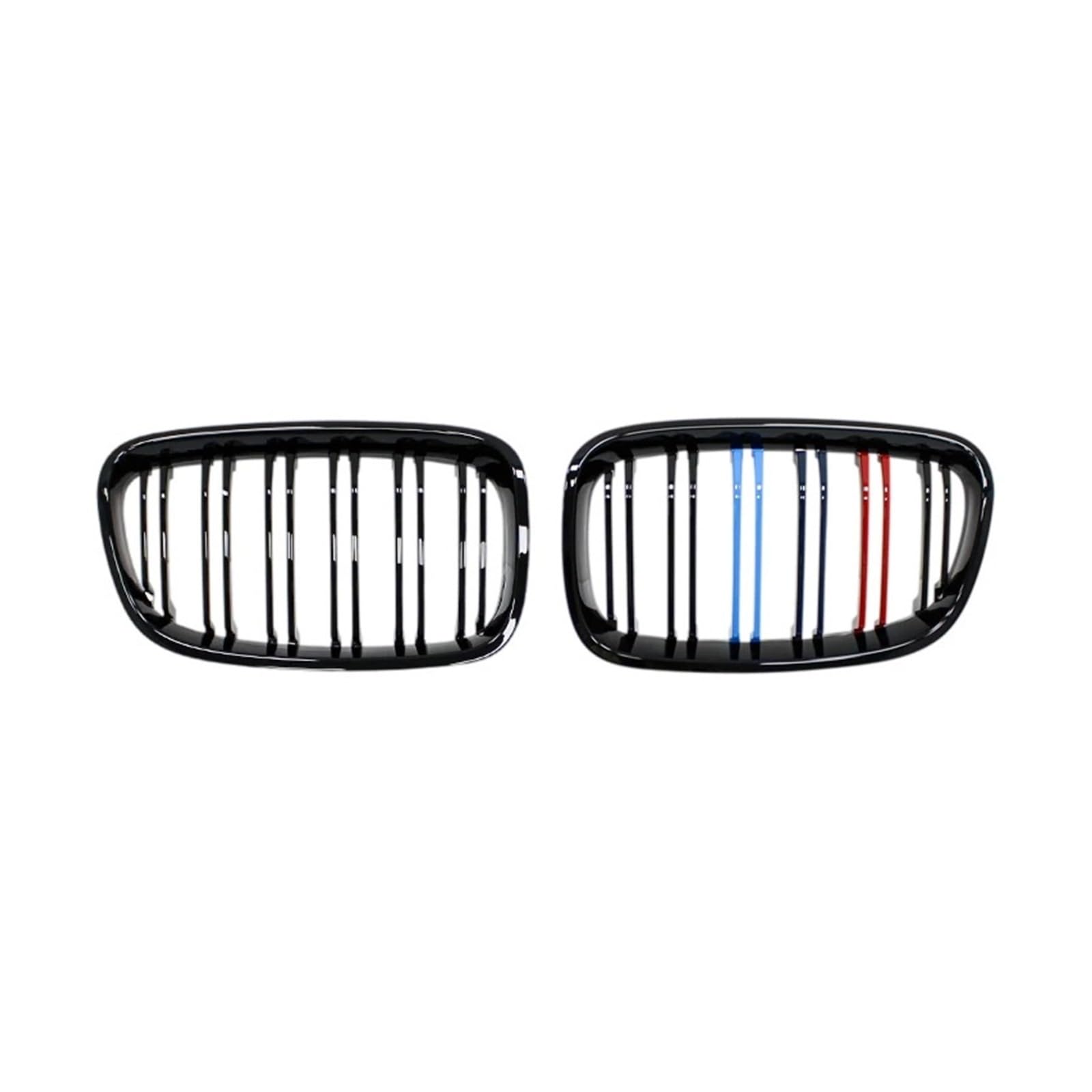 Front Kühlergrille Frills Für 1 Series F20 F21 2011 2012 2013 2014 Ersatz Doppellamellen Schwarz Gitter Auto Vorderen Stoßfänger Nierengrill Facelift Grill(M Colour) von PEPKWELYCB