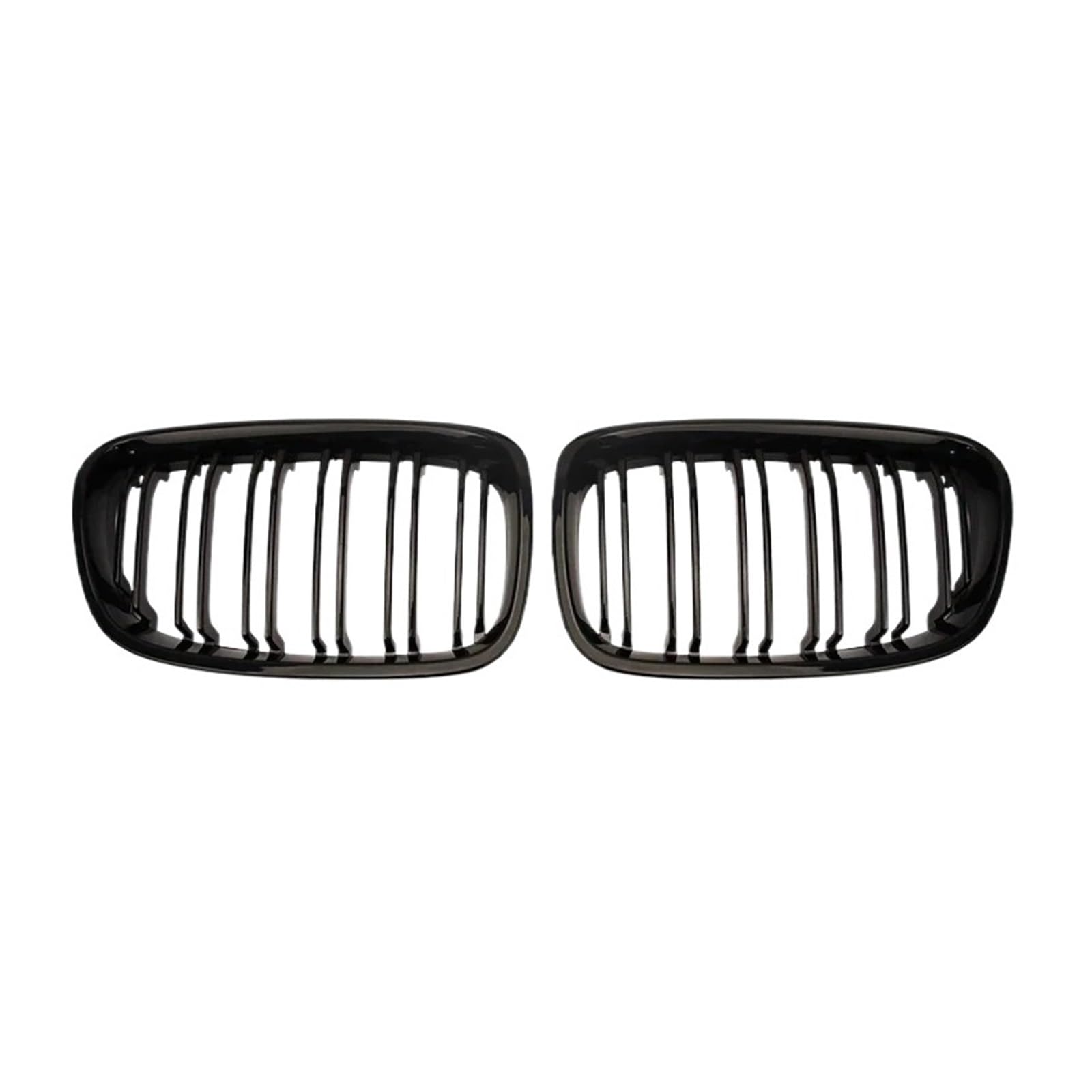 Nieren Schwarz Für 1er F20 F21 2011 2012 2013 2014 Ersatz-Doppellamellen-Gitter In Schwarz Glänzend Auto-Frontstoßstangen-Nierengrill-Renngrills Grill Glanz Schwarz(Matte Black) von PEPKWELYCB