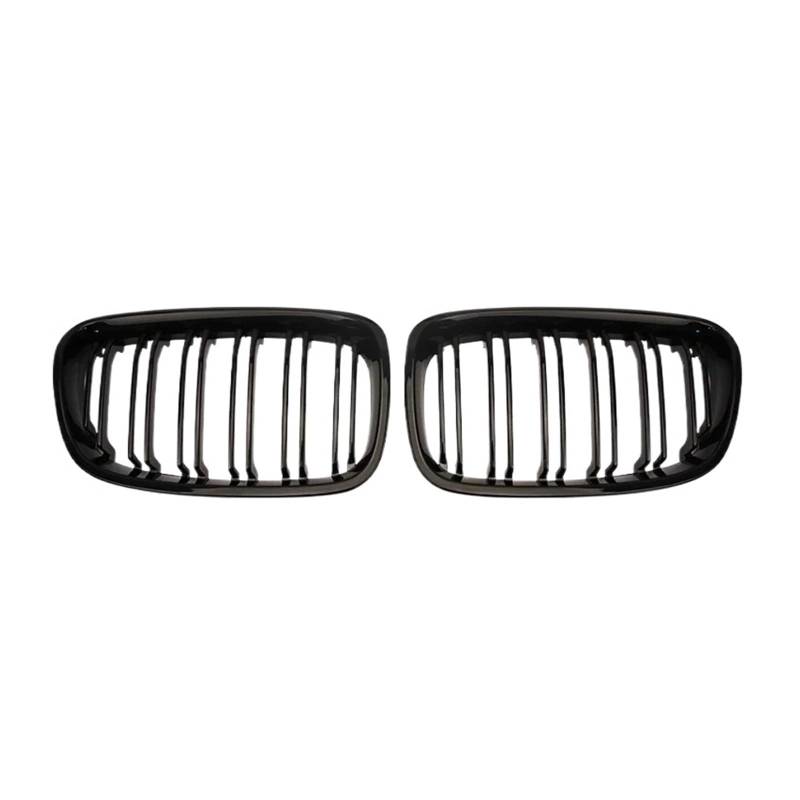 Nieren Schwarz Für 1er F20 F21 2011 2012 2013 2014 Ersatz-Doppellamellen-Gitter In Schwarz Glänzend Auto-Frontstoßstangen-Nierengrill-Renngrills Grill Glanz Schwarz(Matte Black) von PEPKWELYCB