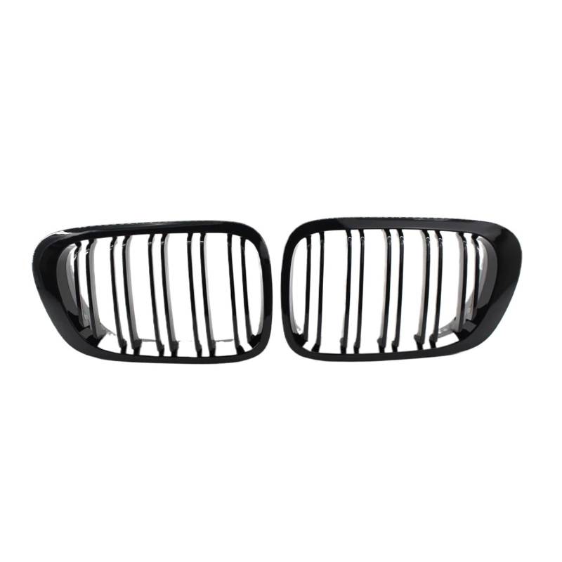 Nieren Schwarz Für 3er E46 Für Coupé 2-Türer 1998-2001 Für M3 2001-2006 Glänzend Schwarz Auto Fronthaube Renngrill Frontstoßstange Nierengrill Grill Glanz Schwarz von PEPKWELYCB