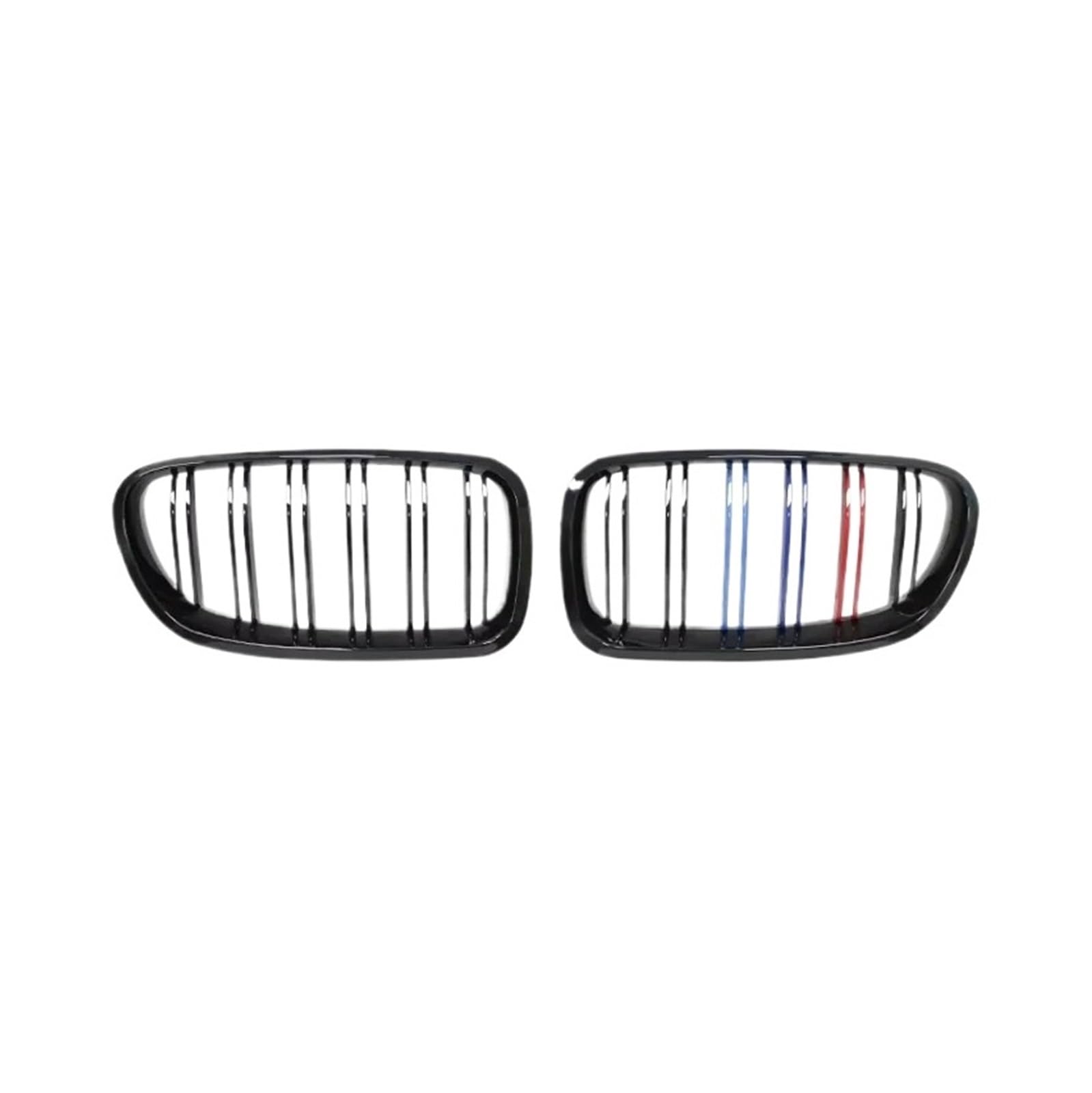 Nieren Schwarz Für 5 Series F10 F11 F18 2010 2011 2012 2013 2014 2015 2016 2017 Dual Line Racing Grills Glänzend Schwarz Front Niere Doppel Lamellen Grill Grill Glanz Schwarz(3 Colors) von PEPKWELYCB
