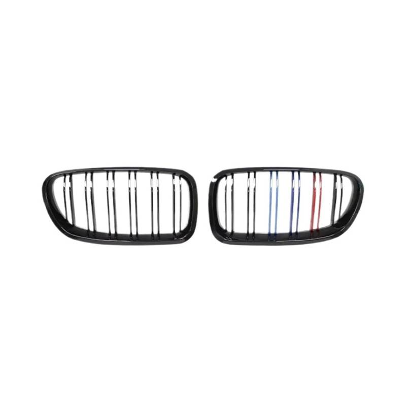 Nieren Schwarz Für 5 Series F10 F11 F18 2010 2011 2012 2013 2014 2015 2016 2017 Dual Line Racing Grills Glänzend Schwarz Front Niere Doppel Lamellen Grill Grill Glanz Schwarz(3 Colors) von PEPKWELYCB