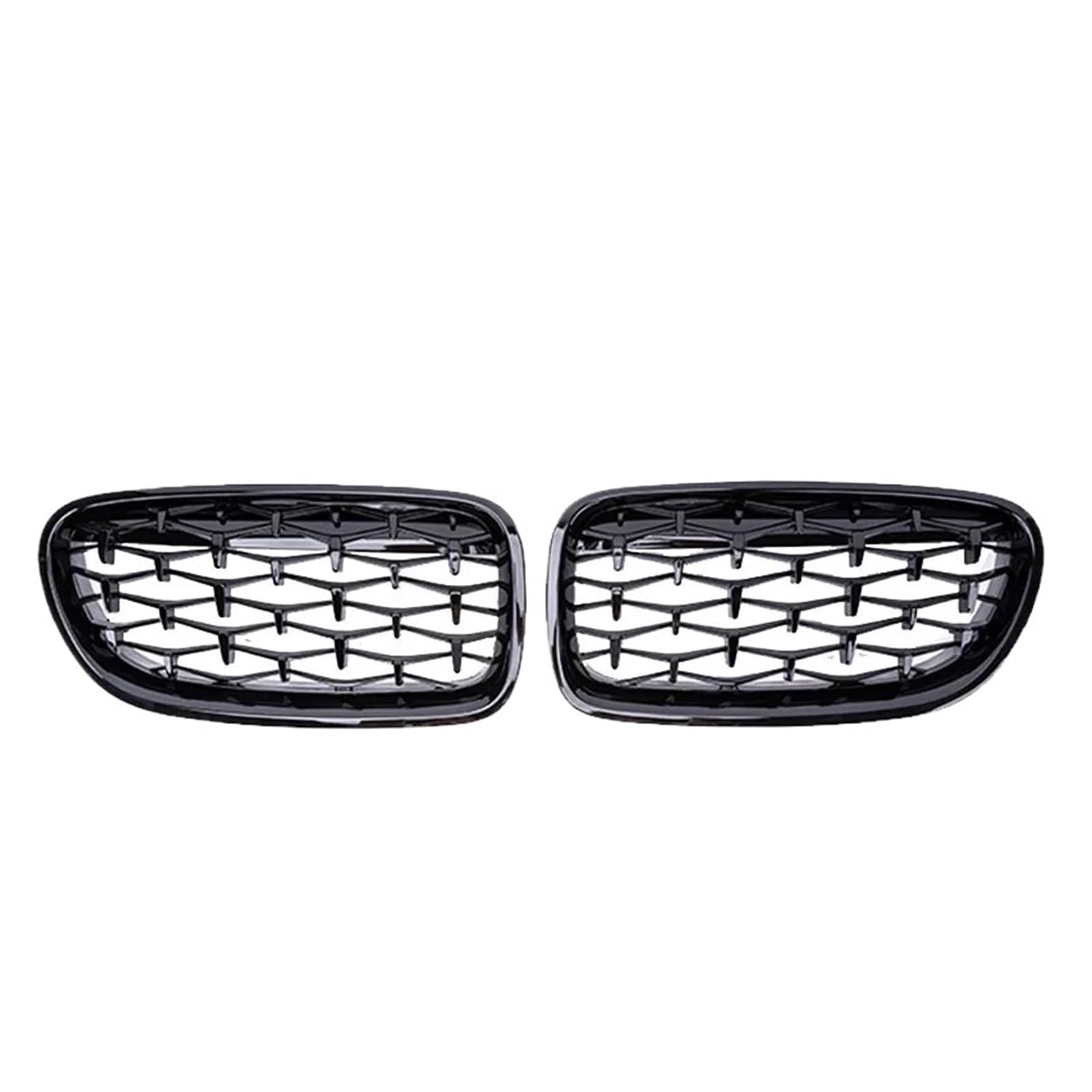 Nieren Schwarz Für 5 Series F10 F11 F18 520i 523i 528i 520d 530d 2010-2016 Auto Vorderen Stoßfänger Sport Racing Grill Gitter Diamant Niere Kühlergrill Grill Glanz Schwarz(Black) von PEPKWELYCB