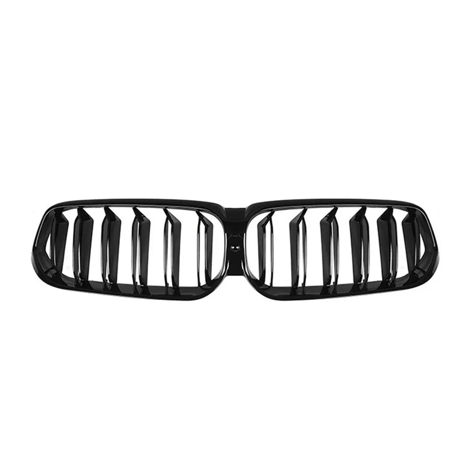 Nieren Schwarz Für 6er G32 2021-IN Matt Racing Grill Zubehör Look Double Line Style Frontstoßstangengitter Kompatibel Grill Glanz Schwarz(Double-Glossy Black) von PEPKWELYCB