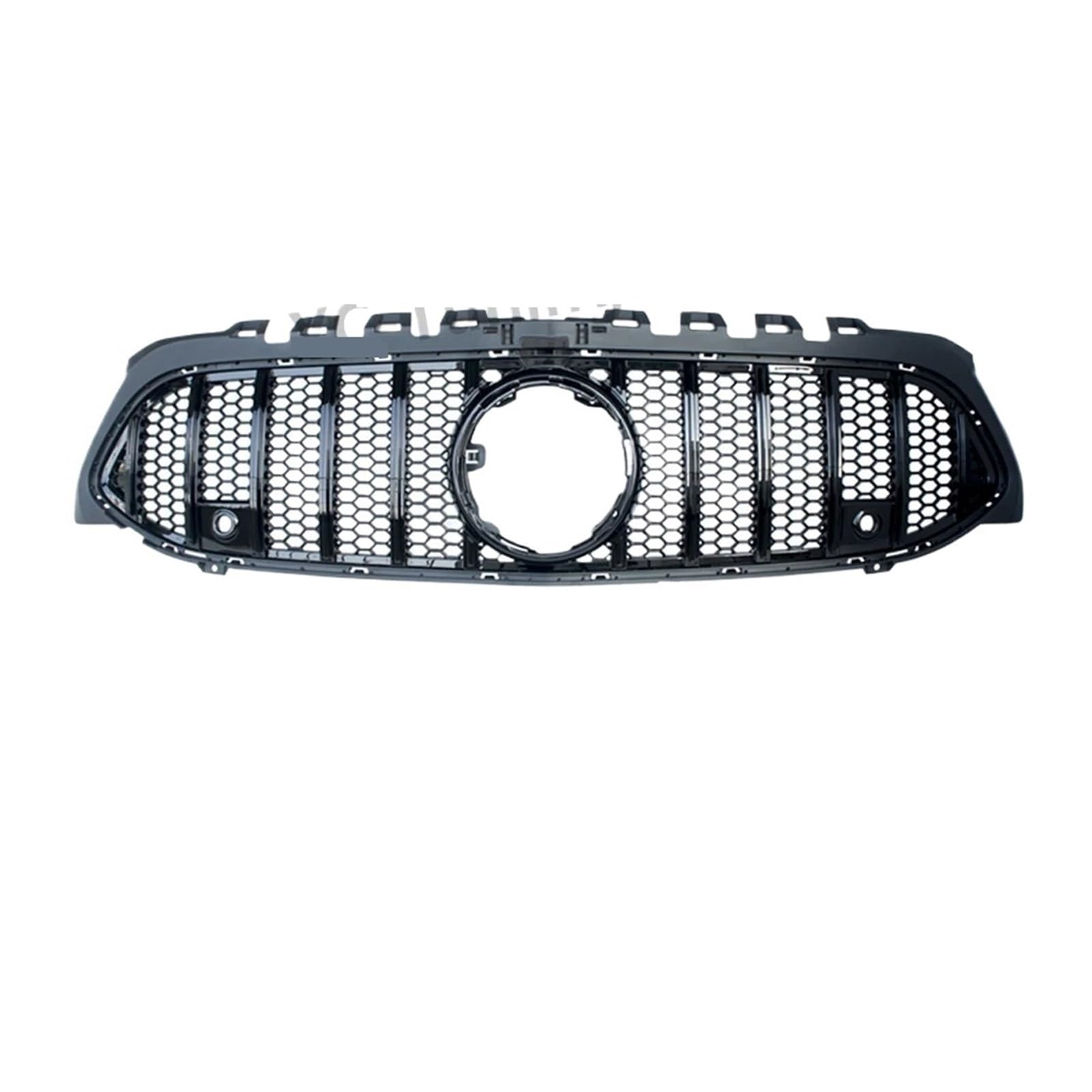 Nieren Schwarz Für Benz A-Klasse V177 A160 A180 A200 A250 A45 Kühlergrill 2018-2022 W177 Pre-Facelift GT Honeycomb Frontstoßstangengrill Mesh Grill Glanz Schwarz(Black) von PEPKWELYCB
