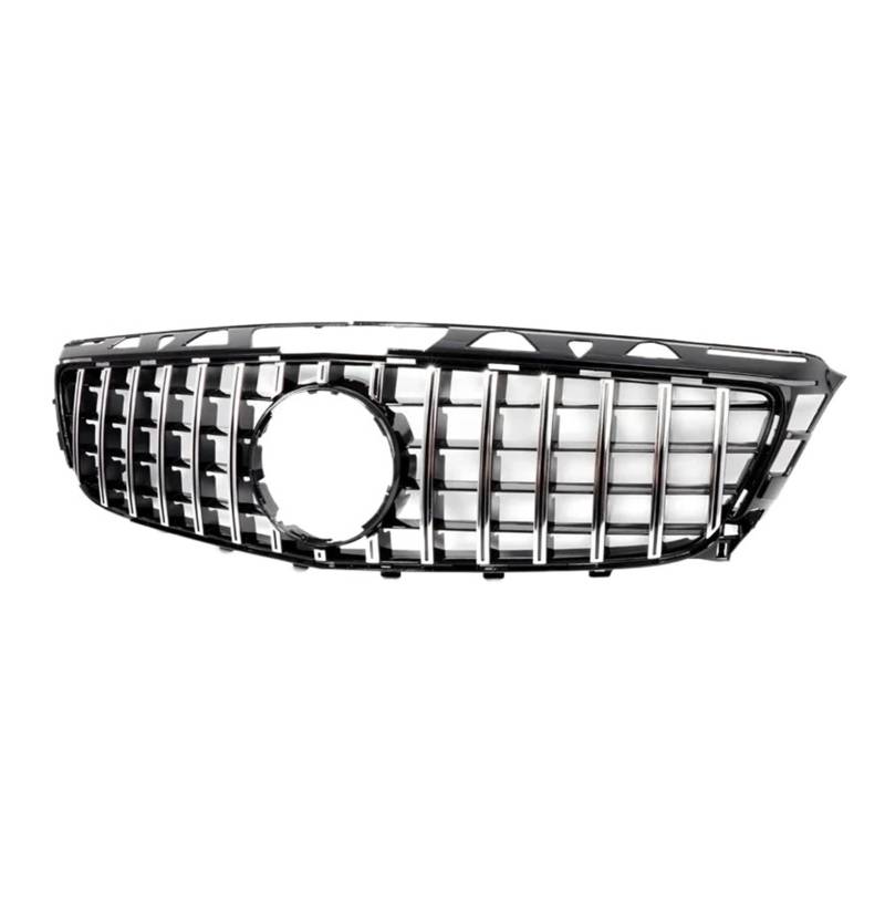 Nieren Schwarz Für Benz CLS-Klasse C218 X218 CLS400 CLS550 CLS500 2012–2014 (Nicht Für CLS63 AMG), Vor Dem Facelift W218, Ersatz-GTR-Kühlergrill Grill Glanz Schwarz(Silver) von PEPKWELYCB