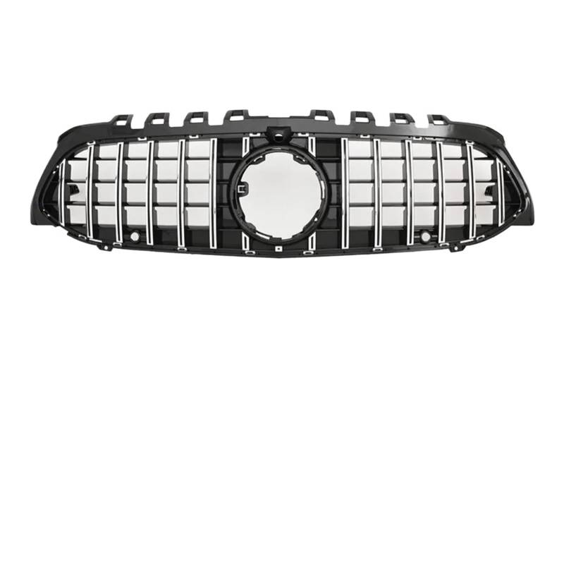 Nieren Schwarz Für Benz W177 A35 A45 2019 2020 2021 2022 Front Einlass Grill Stoßstange Kühlergrill Gitter Haube Mesh Grill Glanz Schwarz(Silver B) von PEPKWELYCB