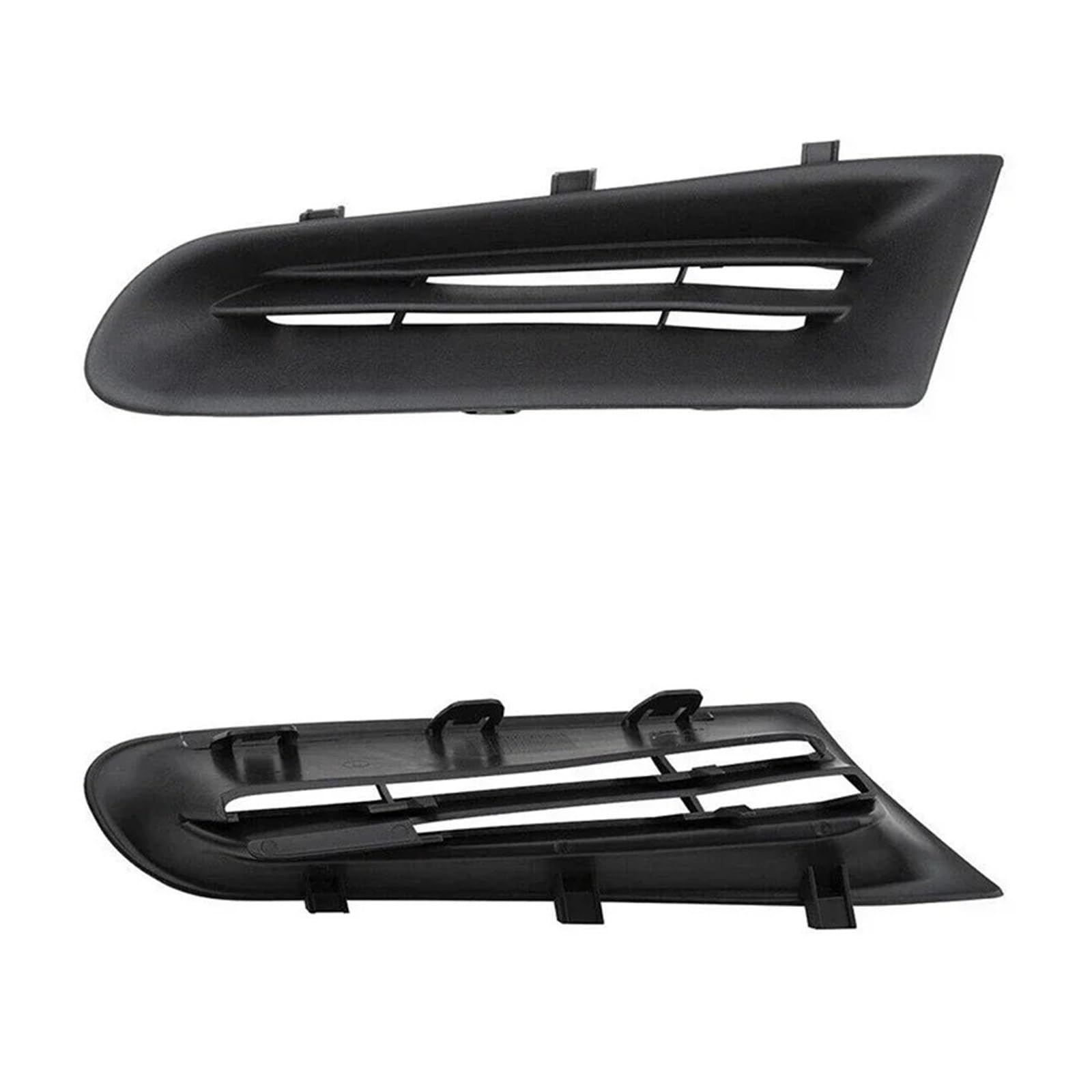 Nieren Schwarz Für Clio MK3 2005 2006-2009 7701208684 Nebelscheinwerfer-Entlüftungsgitter, Nebelscheinwerfer-Scheinwerferabdeckung, Auto-Frontstoßstangengrill Grill Glanz Schwarz(Only 1 Left) von PEPKWELYCB