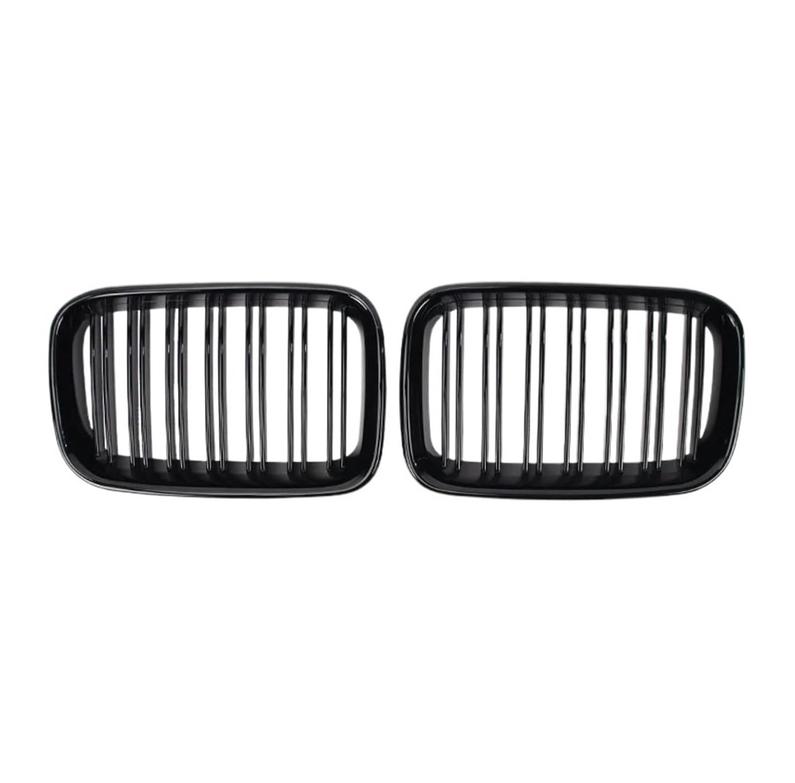 Nieren Schwarz Für E36 318i 323i 325i 320i 328i 1992 1993 1994 1995 1996 Glanz/Matt Schwarz Grille ABS Front Ersatz Haube Niere Grill Grill Glanz Schwarz(Double Line Black) von PEPKWELYCB