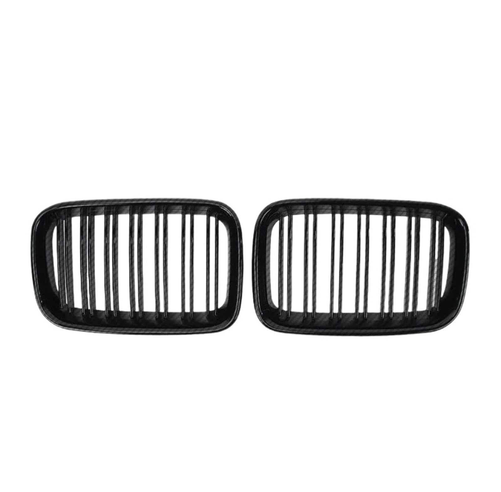 Nieren Schwarz Für E36 318i 323i 325i 320i 328i 1992 1993 1994 1995 1996 Glanz/Matt Schwarz Grille ABS Front Ersatz Haube Niere Grill Grill Glanz Schwarz(Double Line Carbon) von PEPKWELYCB