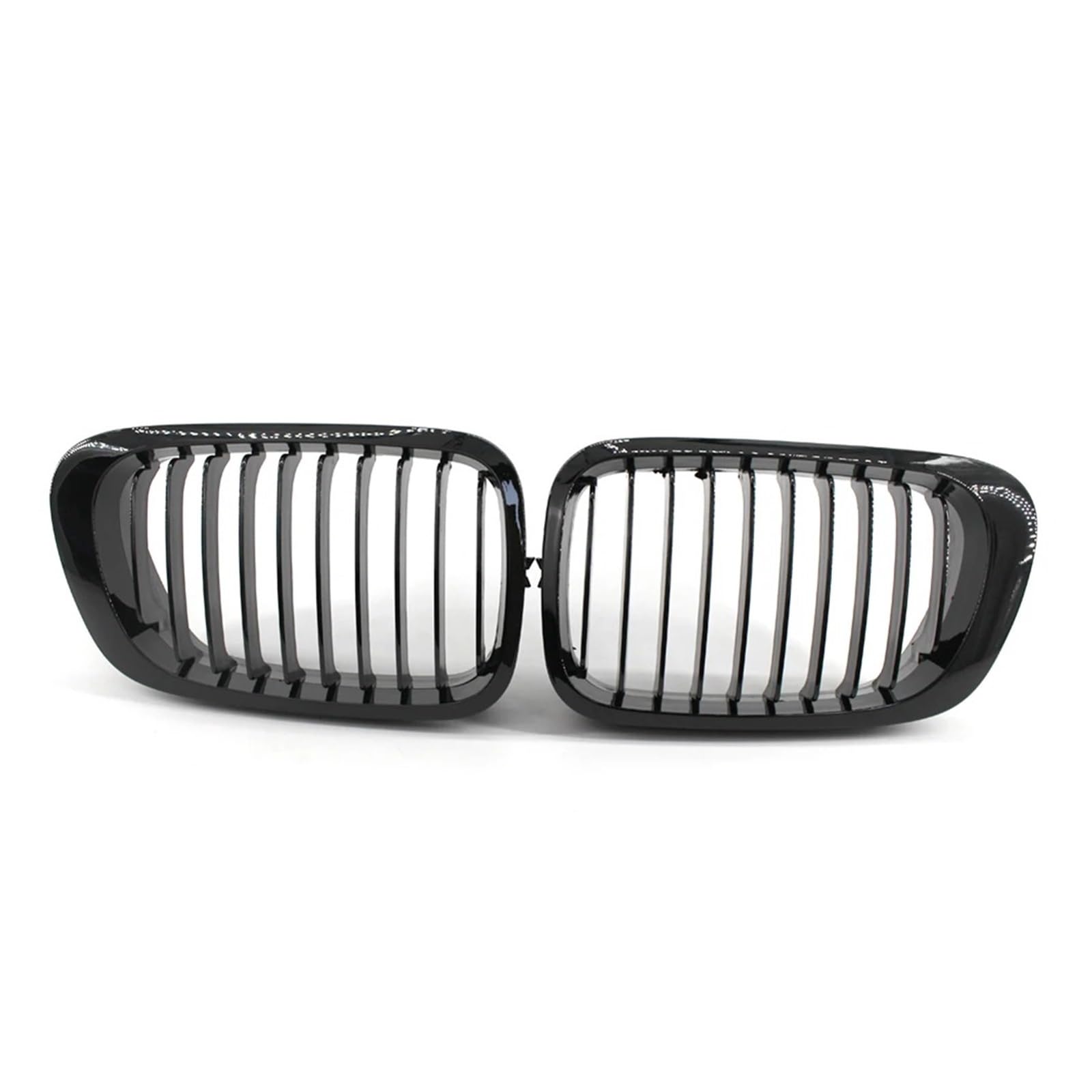 Nieren Schwarz Für E46 2-Türer Für Coupe Cabriolet 1999 2000 2001 2002 Nierengrill Mattglanz Schwarz Nierengrill 1 Paar Grill Glanz Schwarz(Bright Black) von PEPKWELYCB