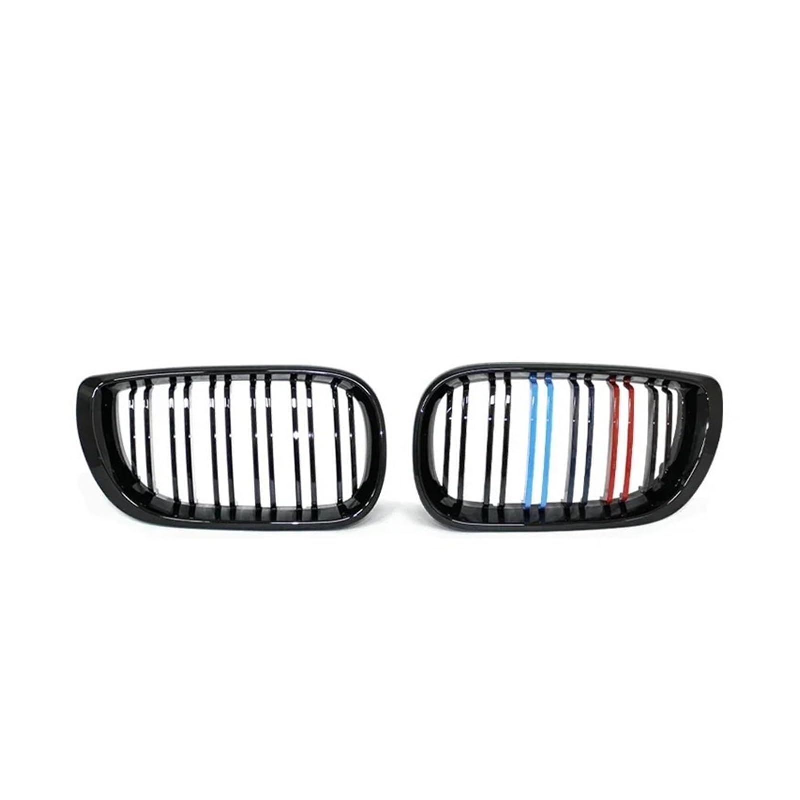 Nieren Schwarz Für E46 4-Türer Für Touring Limousine 2002 2003 2004 2005 Auto Vorderen Stoßfänger Nierenhaube Kühlergrill Racing Grill Schwarz Grill Glanz Schwarz(M Color) von PEPKWELYCB
