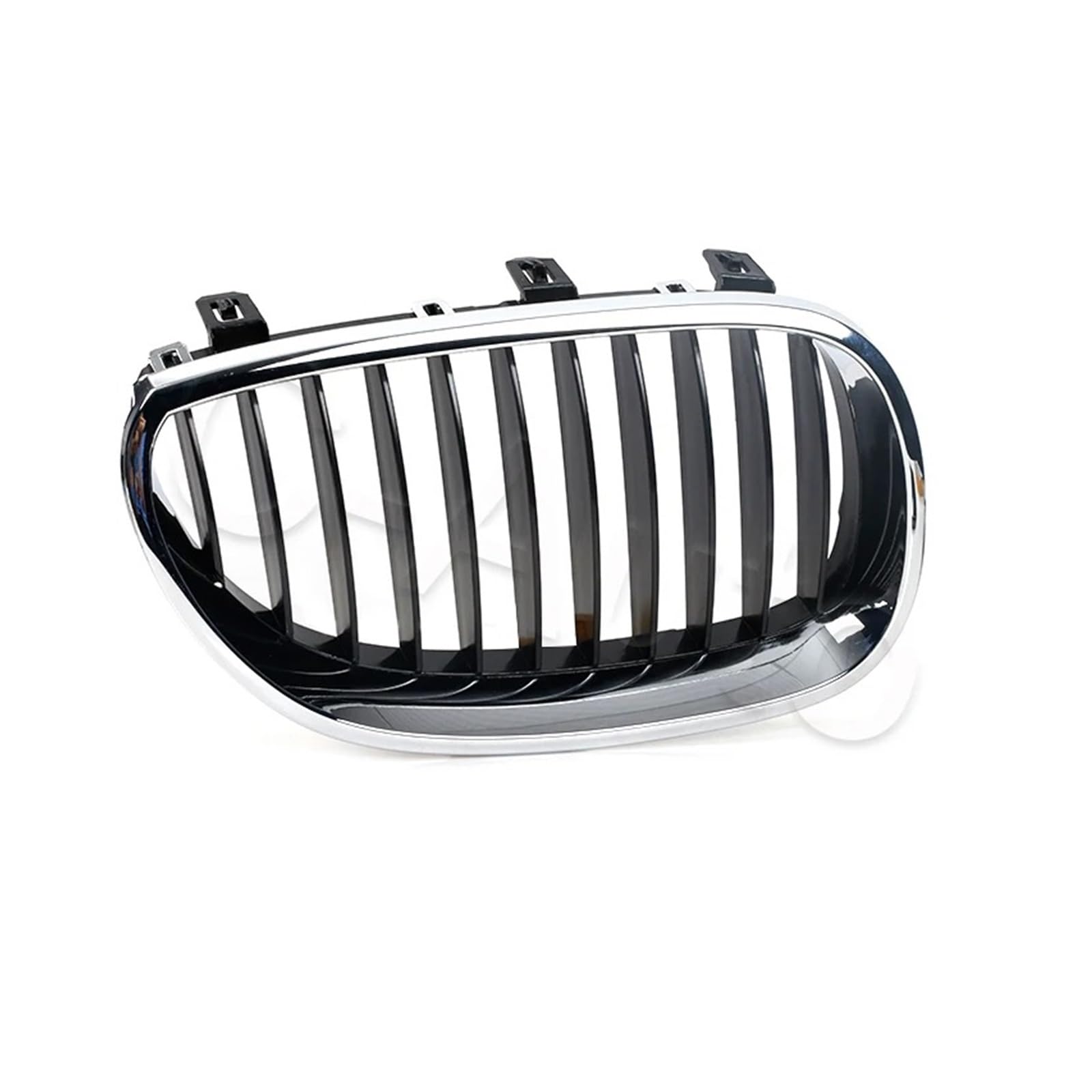 Nieren Schwarz Für E60 E61 520i 523i 525i 530i 525d 535d 540i 545i 550i 51137027061 51137027062 Front Chrome Kühlergrill Grill Glanz Schwarz(Pair) von PEPKWELYCB