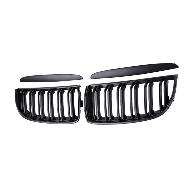 Nieren Schwarz Für E90 E91 3 Serie 323I 328I 335I 330I 325I 2005 2006 2007 2008 Grille Racing Grill Glanz Schwarz Auto Vorne Stoßstange Gitter ABS Grill Glanz Schwarz(Matte Black) von PEPKWELYCB