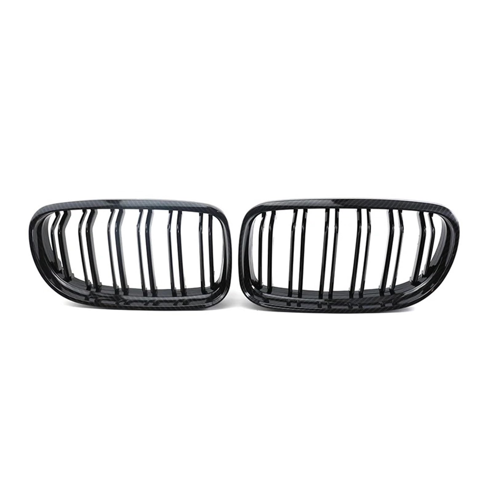 Nieren Schwarz Für E90 E91 LCI 325i 328i 335i 2009 2010 2011 1 Paar Glanz/Matt Schwarz M-Farbe Niere Frontgrill Auto Racing Grille Grill Glanz Schwarz(Carbon Fiber) von PEPKWELYCB