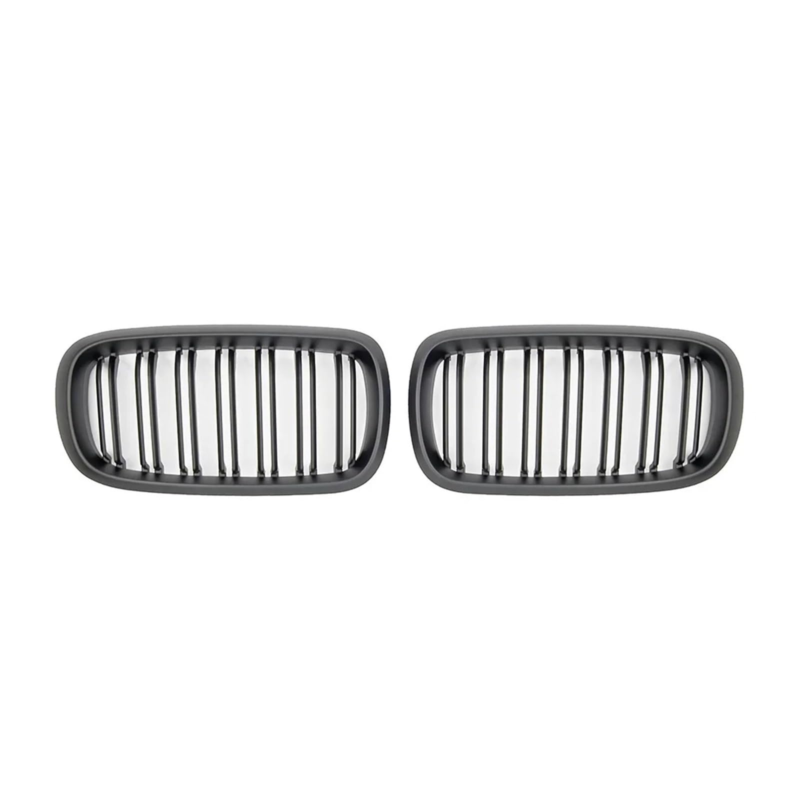 Nieren Schwarz Für F15 F16 Für X5 Für X6 2014 2015 2016 2017 Renngrills Paar Auto Doppellamellen Frontnieren Renngrill Ersatz Grill Glanz Schwarz(Matte Black) von PEPKWELYCB