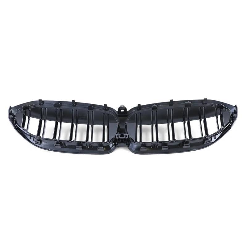 Nieren Schwarz Für G20 3er G20 G21 G28 2019 2020 2021 2022 Frontstoßstange Haube Nierengrill Renngitter Ersatz Black Diamond Meteor Style Grill Glanz Schwarz(2 Slat-Gloss Black) von PEPKWELYCB