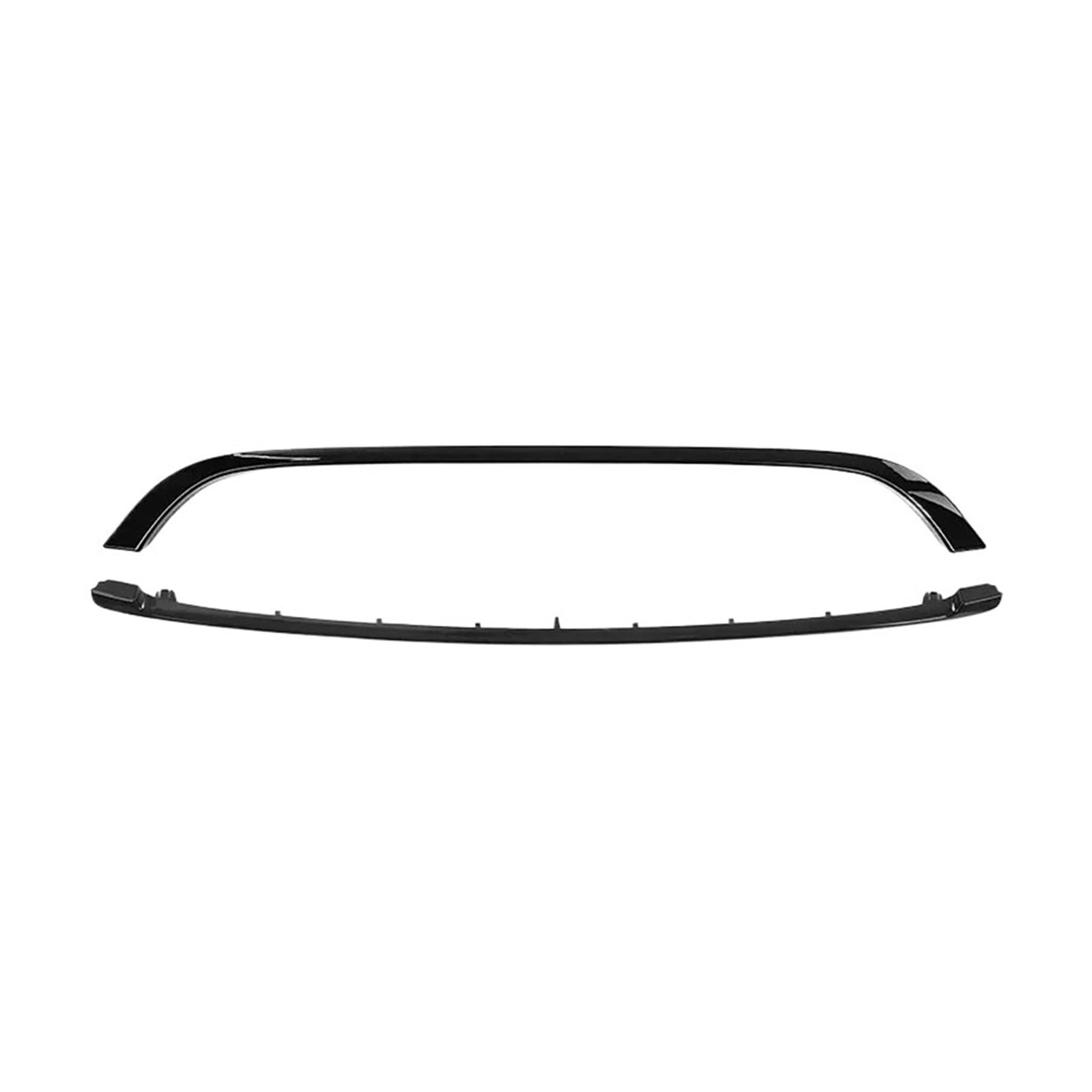 Nieren Schwarz Für Mini R55 R56 R57 R58 R59 Für Cooper S & JCW 2007-2015 Nur Frontstoßstange Honeycomb Grille Mesh Obere Und Untere Zierleisten Grill Glanz Schwarz(Trim Strips) von PEPKWELYCB