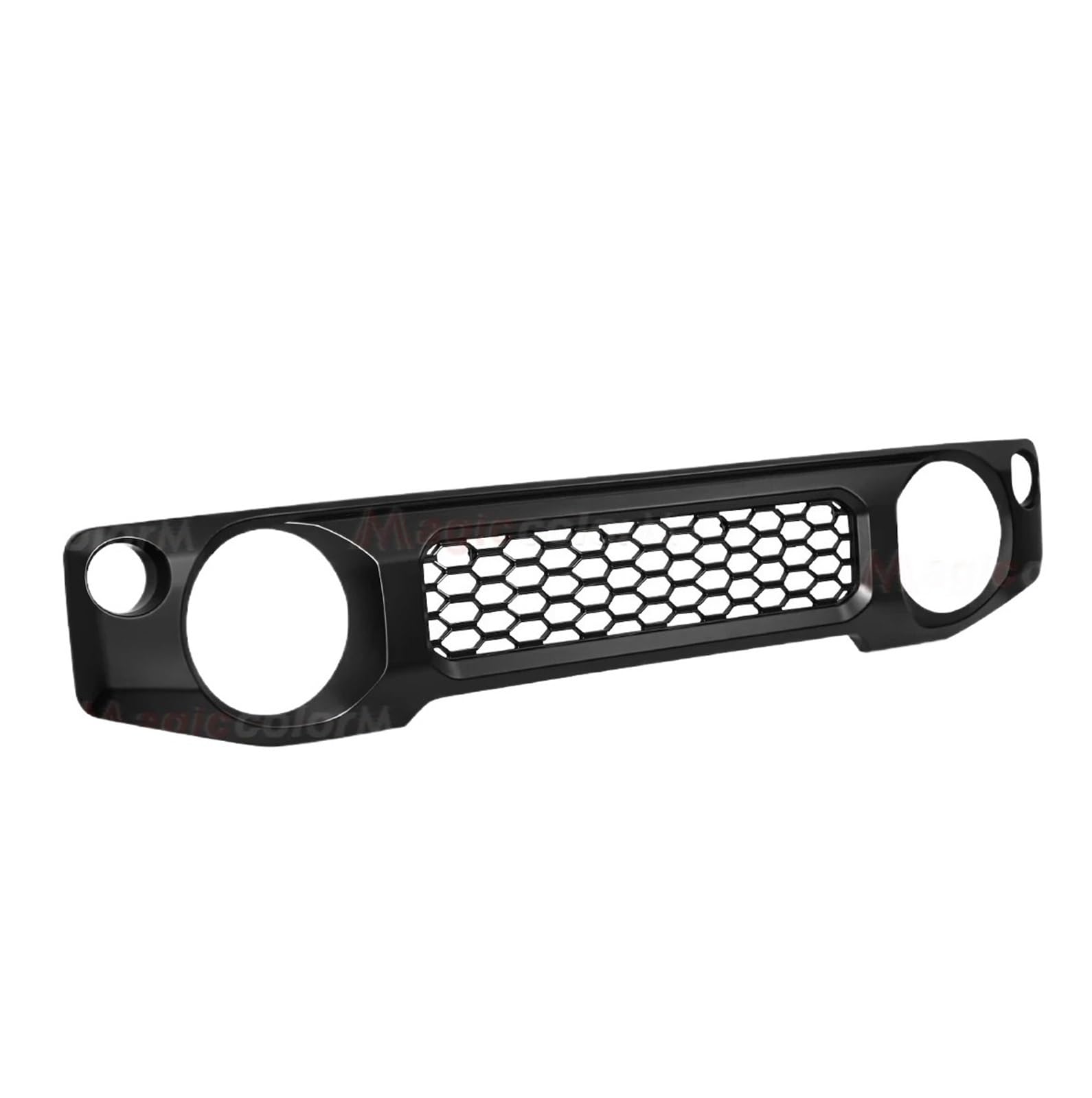 Nieren Schwarz Für Suzuki Für Jimny JB74 JB64 2019 2021 2022 2023 2024 ABS Schwarz Mittelgrillabdeckung Zubehör Auto Vorderen Stoßfänger Mesh Racing Grill Grill Glanz Schwarz von PEPKWELYCB