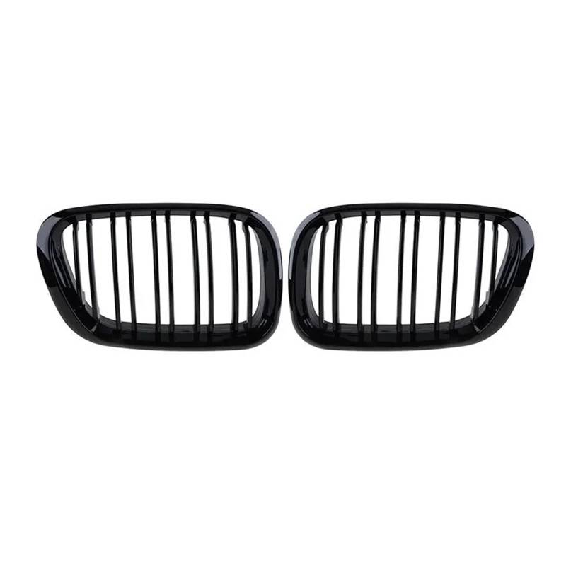 Nieren Schwarz Für X5 E53 1999 2000 2001 2002 2003 Auto Stoßstangengrill Frontnierengrill Schwarz Ersatz Autoteil Außenzubehör Grill Glanz Schwarz von PEPKWELYCB