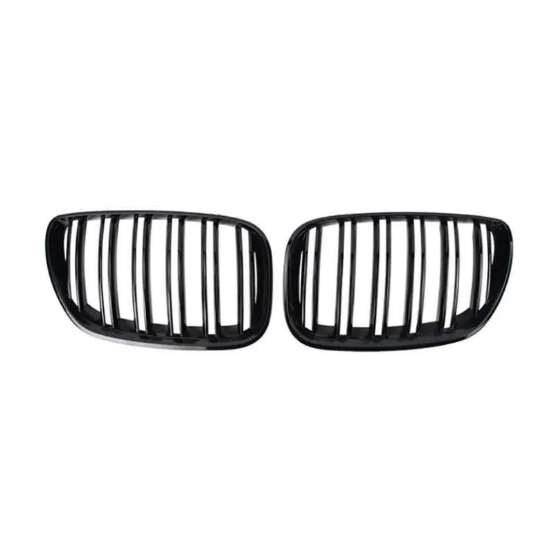 Nieren Schwarz Für X5 E53 2004 2005 2006 51137113733 51137113734 Autogrill Doppellinie Frontniere ABS Fronthaubengrill Schwarz Grill Glanz Schwarz von PEPKWELYCB