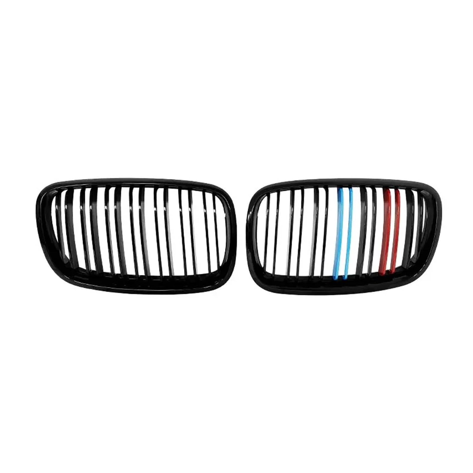 Nieren Schwarz Für X5 Für X6 E70 E71 2008 2009 2010-2014 Glanz Matt Schwarz Nierengrill Carbon Fiber Ersatz Frontstoßstangengitter 1 Paar Frontgitter Grill Glanz Schwarz(Carbon M Color) von PEPKWELYCB