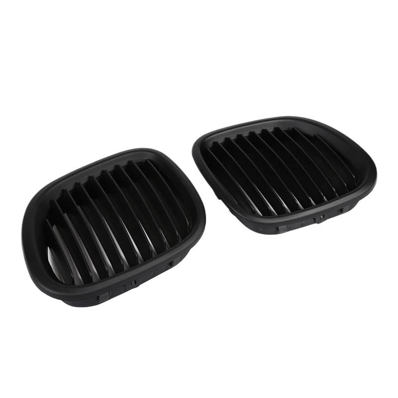 Nieren Schwarz Für Z3 1996 1997 1998 1999 2000 2001 2002 51138412950 51138412949 Frontstoßstangengrill Auto-Styling Frontnierengrill Einzellamellengrill Grill Glanz Schwarz von PEPKWELYCB
