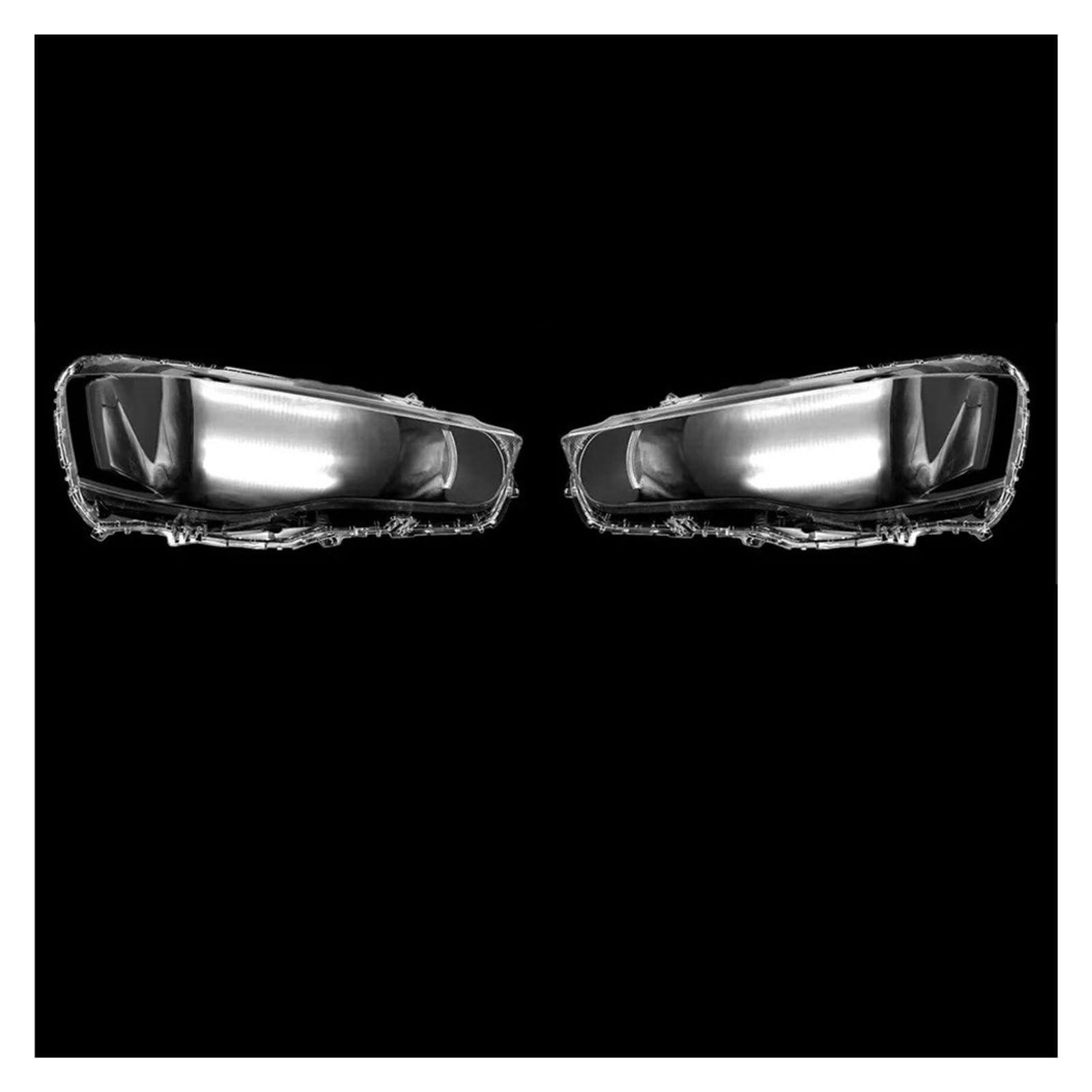 Objektiv Scheinwerfer Glas Für Mitsubishi Für Outlander 2010-2012 Auto Front Scheinwerfer Abdeckung Ersatz Glas Kunststoff Scheinwerfer Shell Scheinwerfer Shell Lampenschirm(Left and Right) von PEPKWELYCB