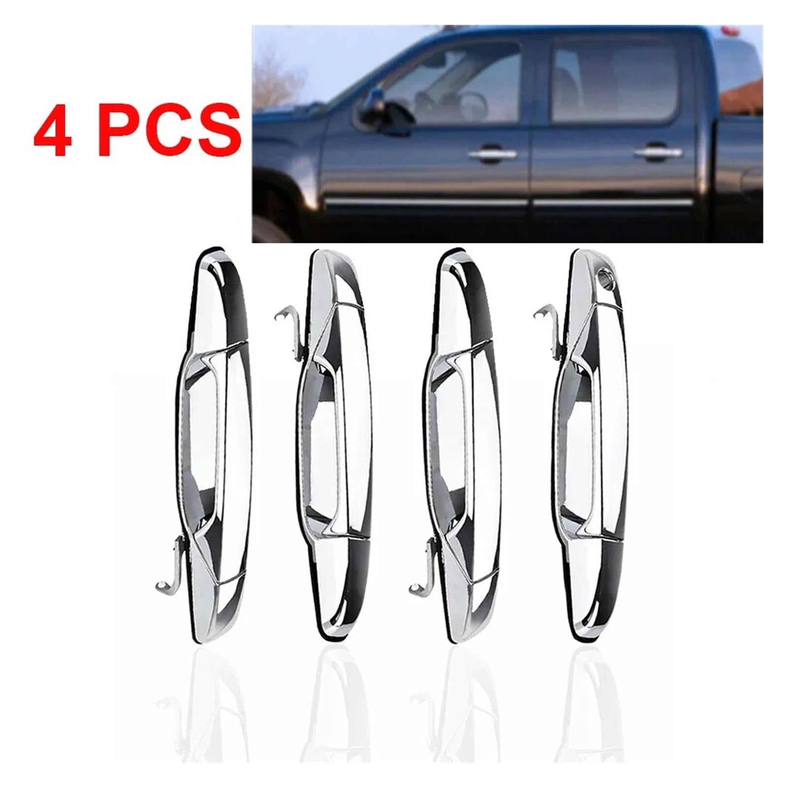 Türgriff Für Außen Fahrerseite Für Cadillac Für Escalade 2007-2014 Für GM1310163 Für Chevy 80546 25960525 20828258 22738721 Vorne Fahrerseite Türgriff Auto Zubehör Fahrertür Außentürgriff(Chrome) Türgriff Für Außen Fahrerseite Für Cadillac Für Escalade 2007-2014 Für GM1310163 Für Chevy 80546 25960525 20828258 22738721 Vorne Fahrerseite Türgriff Auto Zubehör Fahrertür Außentürgriff(Chrome) von PEPKWELYCB