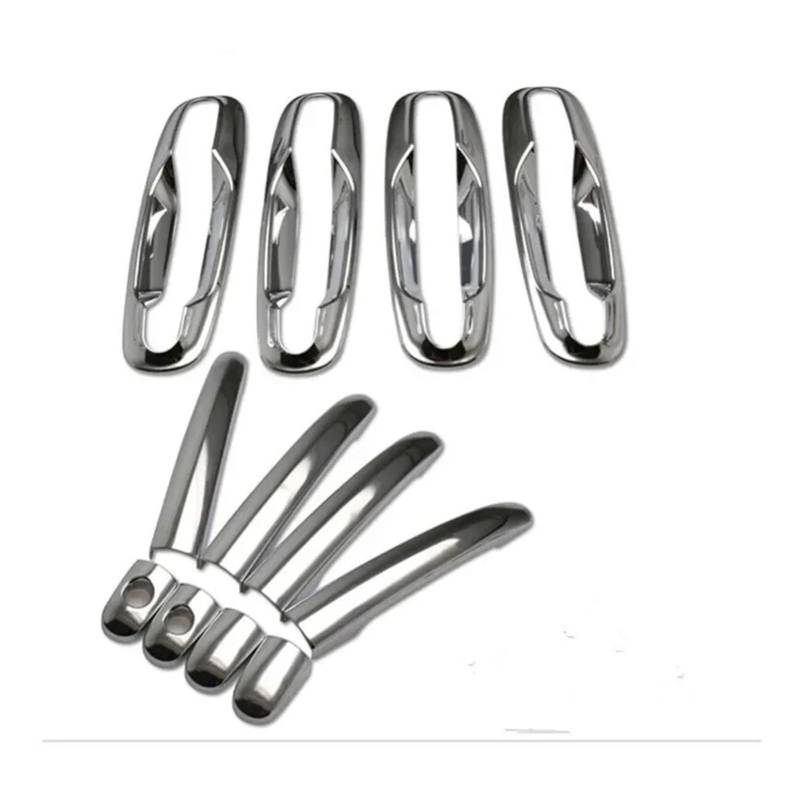 Türgriff Für Außen Fahrerseite Für Chevrolet Für Lacetti Für Optra Für Daewoo Für Nubira Aufkleber Auto Für Styling Chrom Außentürgriffe Abdeckungen Fahrertür Außentürgriff(2keyhole Handle Bowl) von PEPKWELYCB