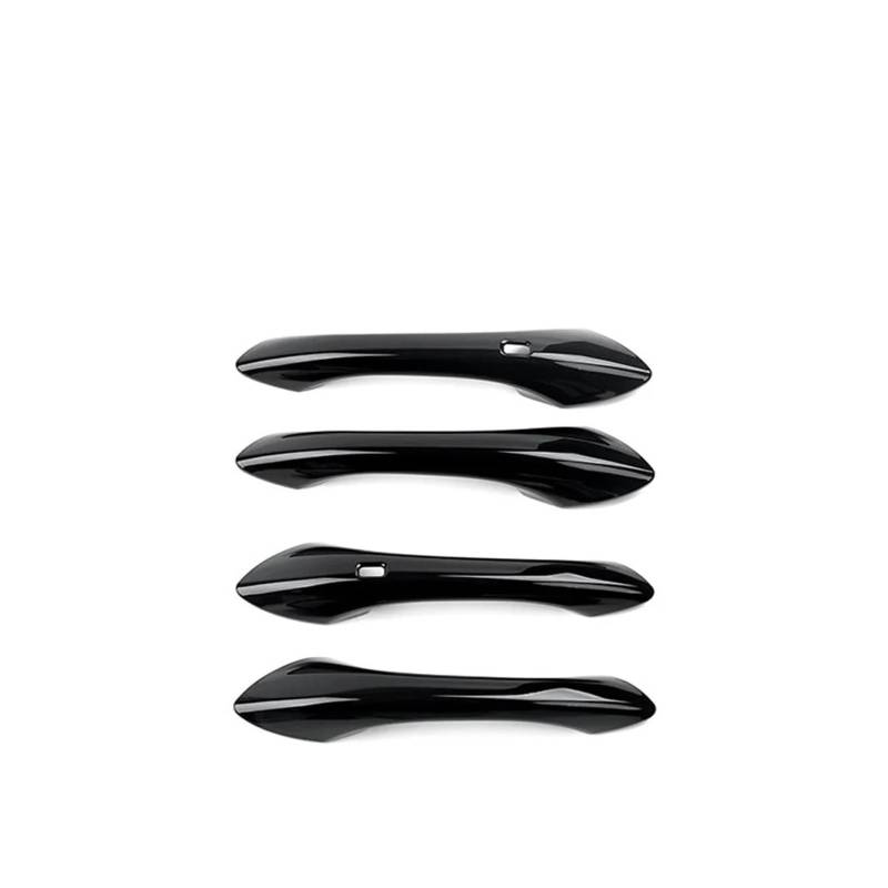 Türgriff Für Außen Fahrerseite Für Chevrolet Für Trax 2024 Linkslenker Carbon Fiber Piano Black Außentürgriffabdeckung Fahrertür Außentürgriff(Black-Handle) von PEPKWELYCB