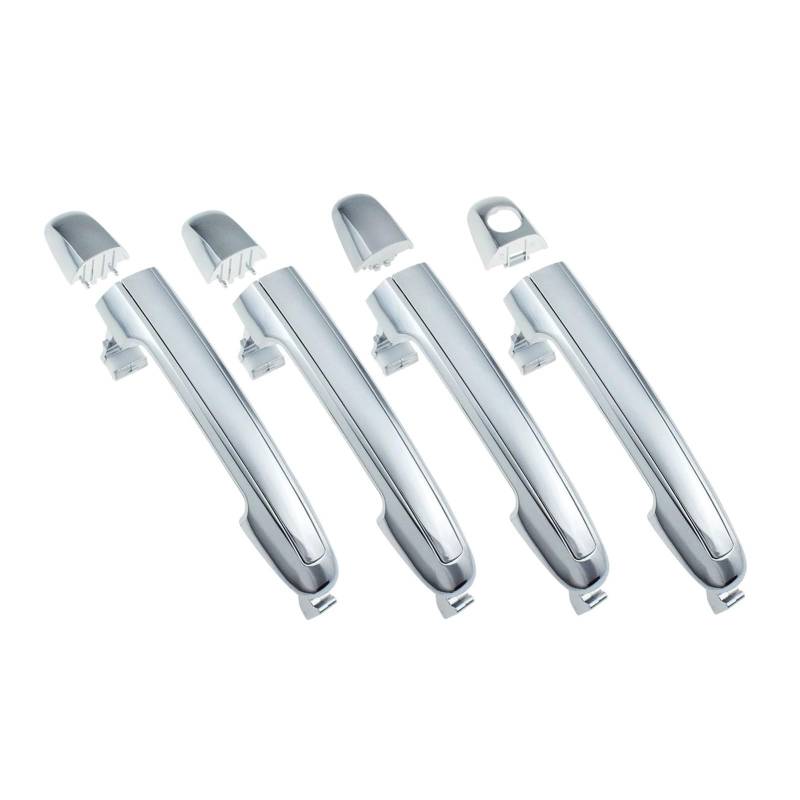 Türgriff Für Außen Fahrerseite Für Hyundai Für Sonata 2006 2007 2008 2009 2010 2.4L 3.3L 1 2 4 Pcs Schwarz Chrom Außen Auto Türgriff Vorne Hinten Links Oder Rechts Fahrertür Außentürgriff(4 Sides Kit von PEPKWELYCB