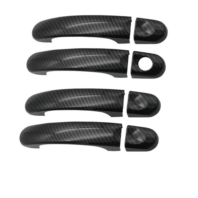 Türgriff Für Außen Fahrerseite Für VW Für Touran Für Caddy T5 Transporter 2003 2004 2005 2006 2007-2015 3 Farbe CHROME AUßEN SEITEN TÜR GRIFF ABDECKUNGEN TRIM SET FORM KAPPEN Fahrertür Außentürgriff(M von PEPKWELYCB