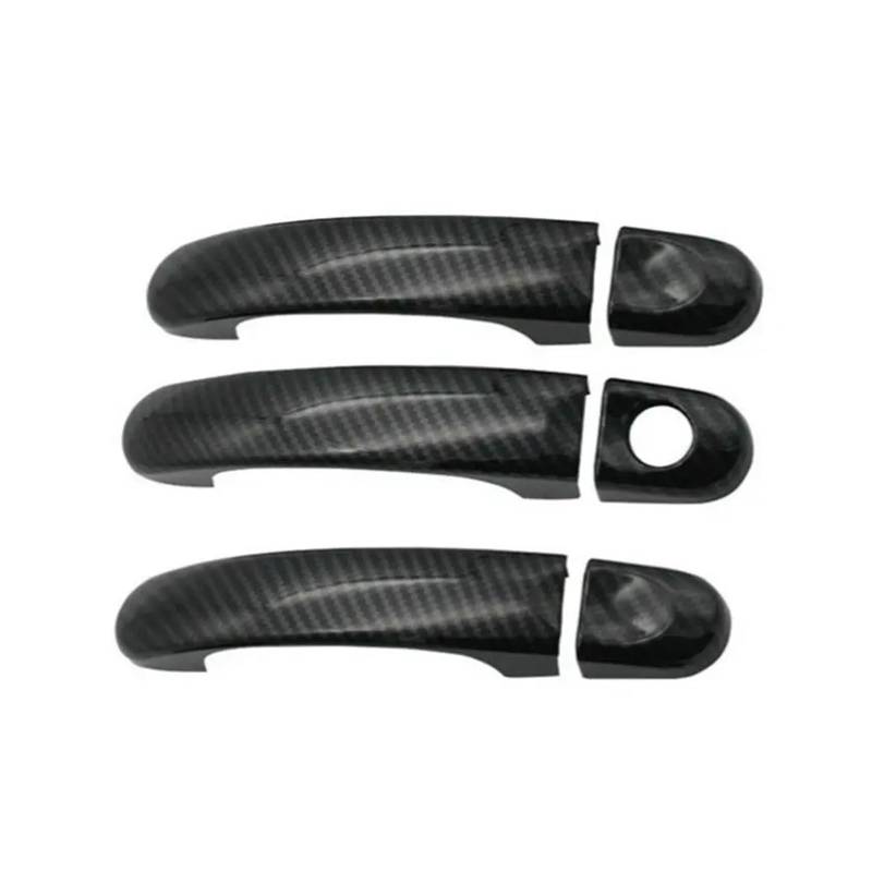 Türgriff Für Außen Fahrerseite Für VW T5 T6 Für Transporter Für Caravelle Für Multivan Für California 3 Farbe AUßENSEITE TÜRGRIFF ABDECKUNGEN Trim Set FORMKAPPE Fahrertür Außentürgriff(Model 2) von PEPKWELYCB