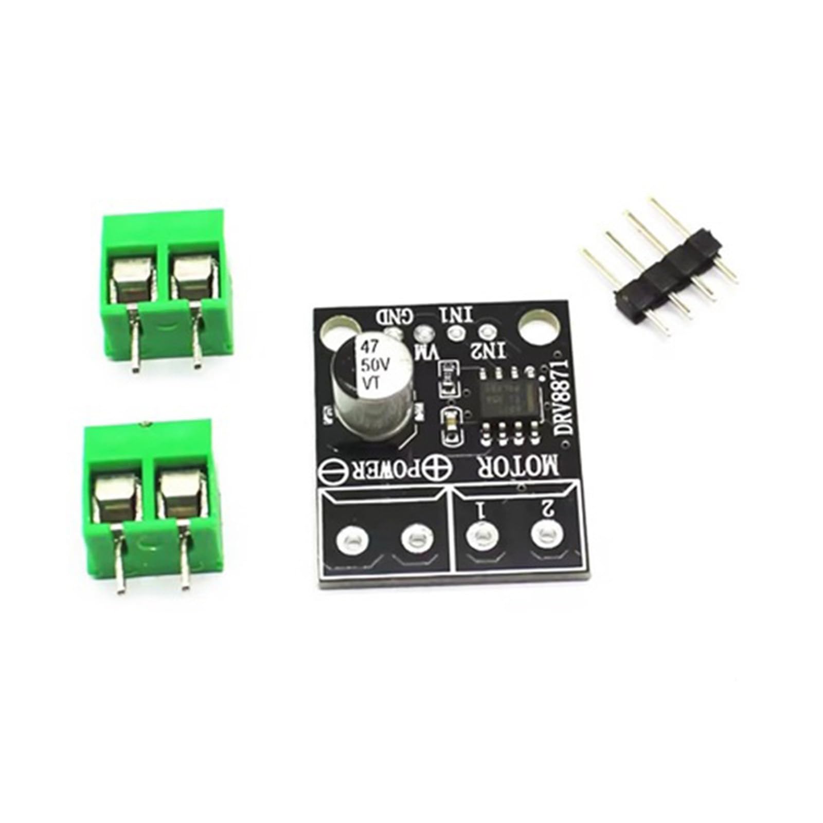 Set mit 3 Mehrzweck-Motortreibermodulen DRV8871 aus robusten Materialien mit H-Brücken-Designs für Mehrzweckgebrauch von PEPWE